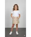 5-8 Yaş Bej Şort Etek