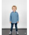 2-7 Yaş Jean Kot Gömlek
