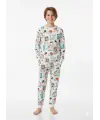 9-13 Yaş Dinazor Desenli Pijama Takımı