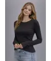 Garson Boy Siyah Omuz Detay Bluz