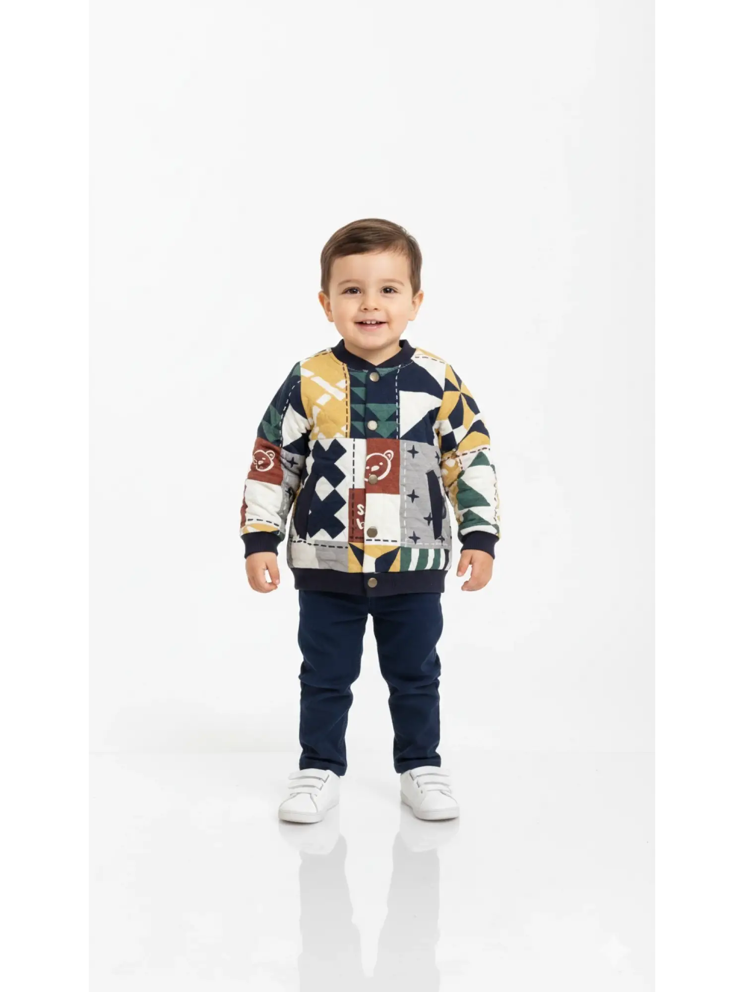 1-6 Yaş Desenli Hırka