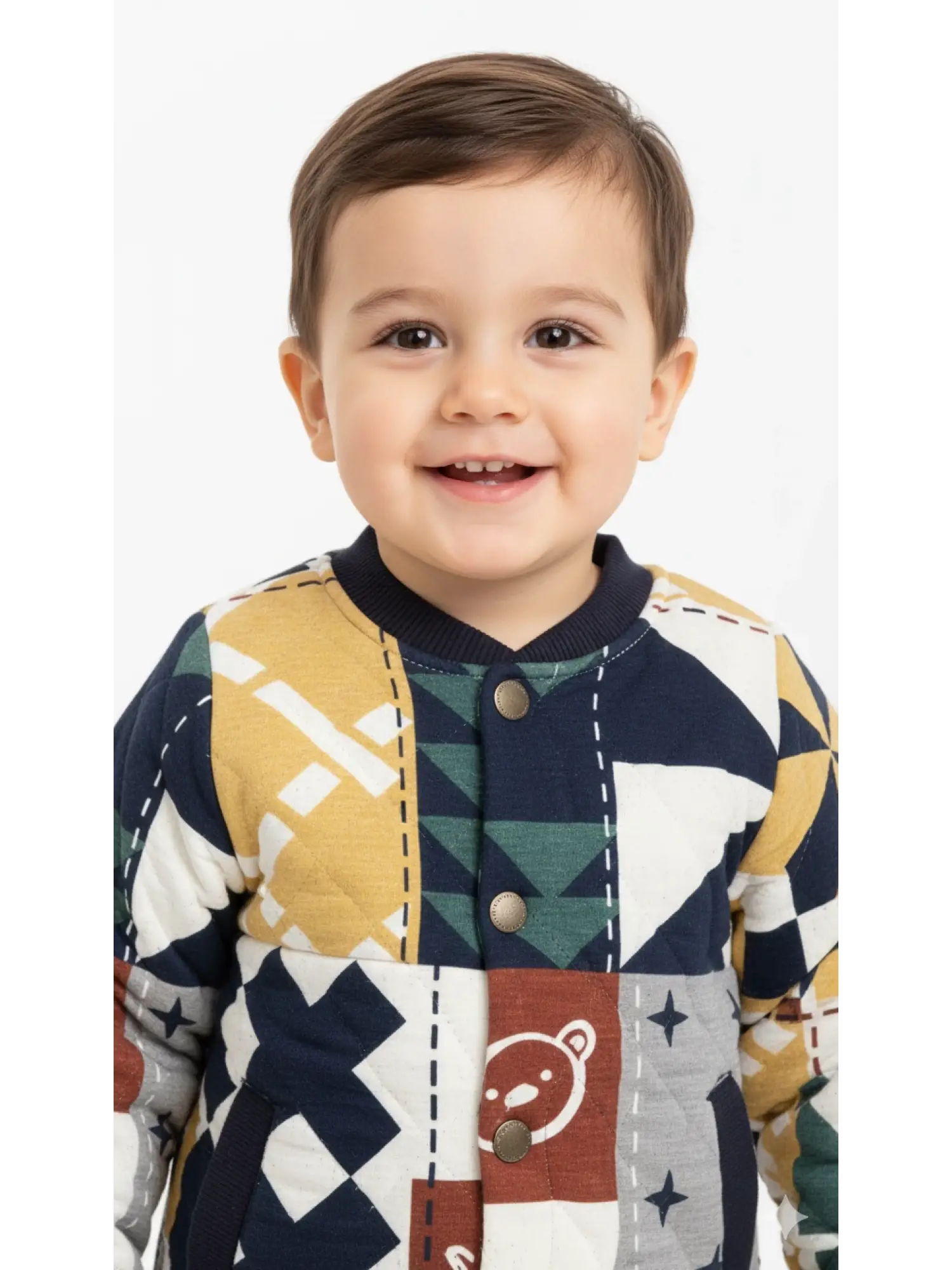 1-6 Yaş Desenli Hırka