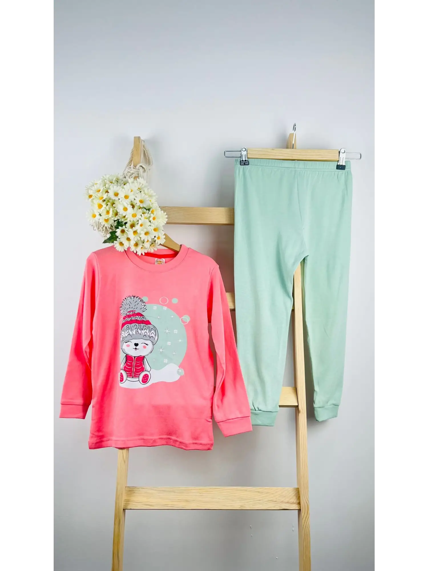 1-5 Yaş Tavşanlı Pijama Takımı