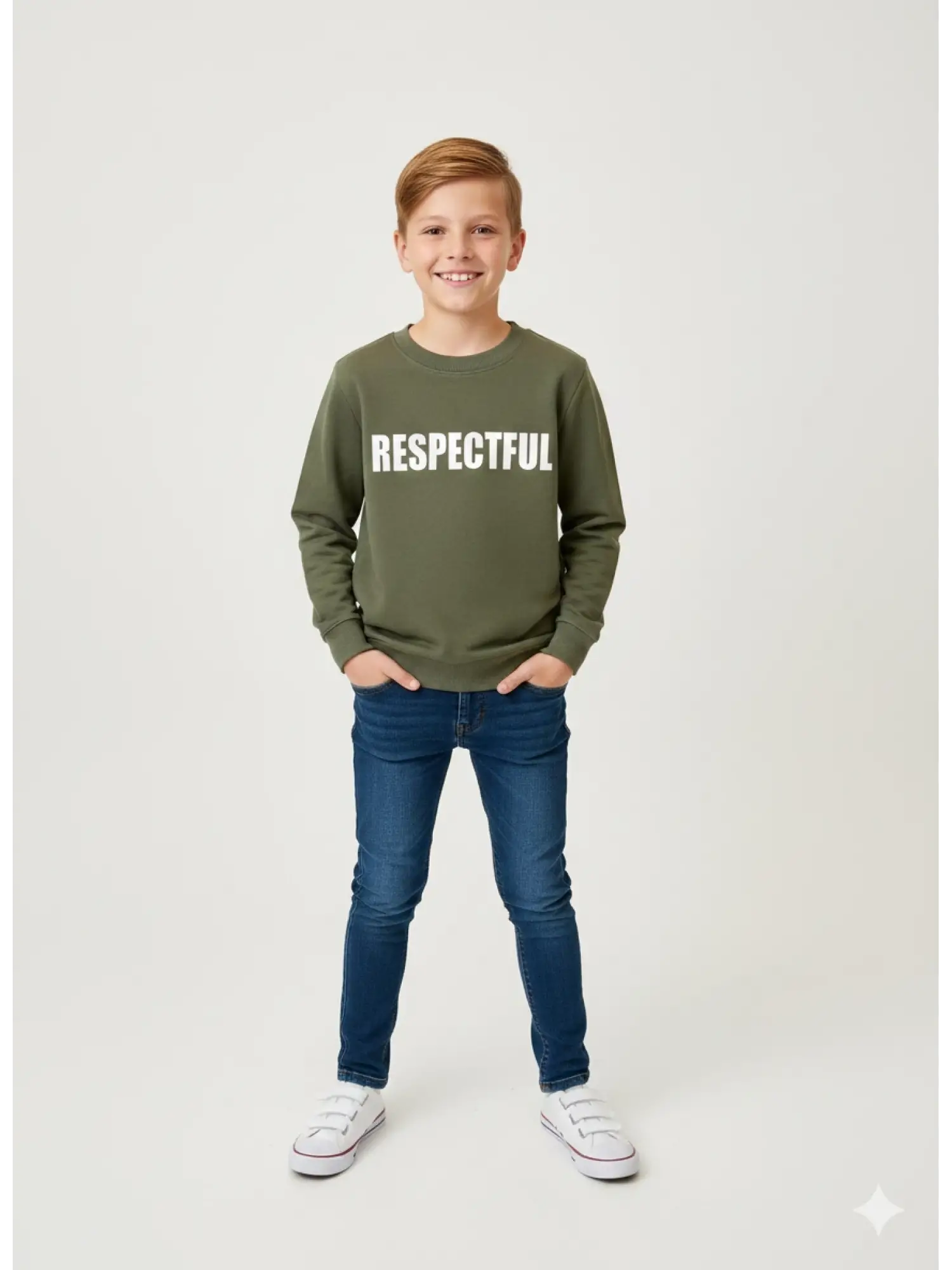 10-13 Yaş Yeşil Respectful Sweat