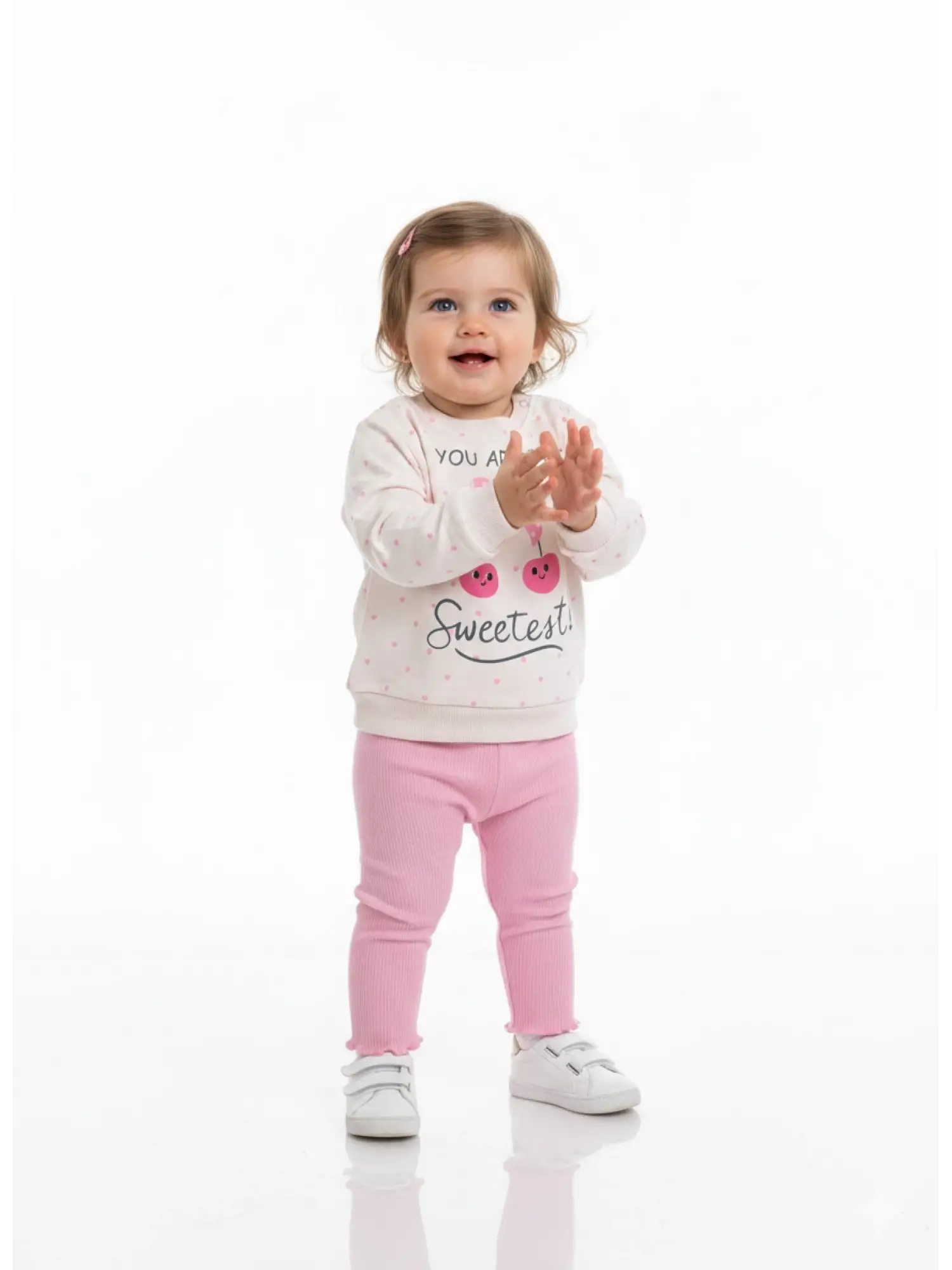 12 Ay 4 Yaş Pembe Kirazlı Takım