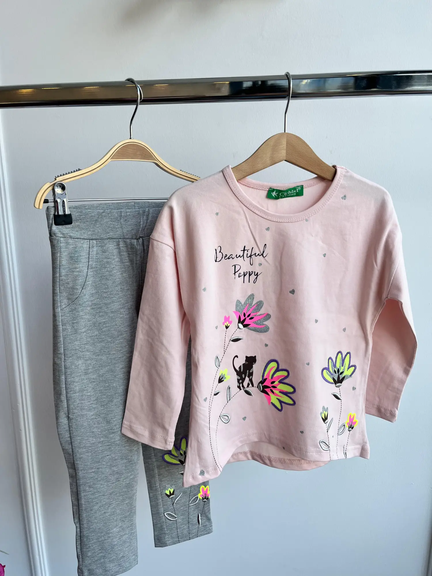 18 Ay 6 Yaş Pudra Taytlı Takım