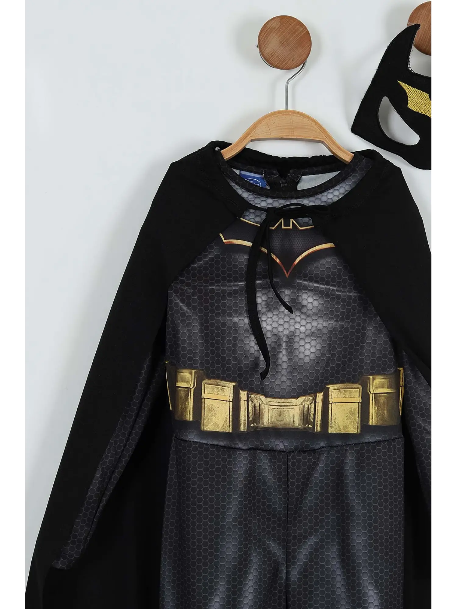 2-8 Yaş Batman Kostüm Maskeli Pelerinli Siyah