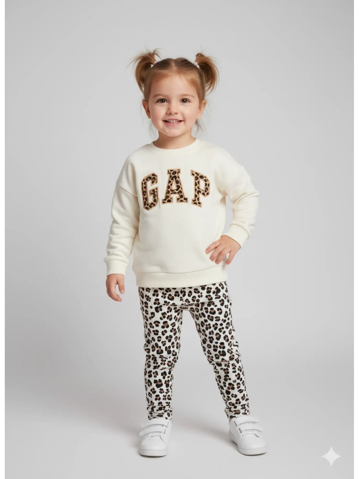 2-8 Yaş Krem Leoparlı GAP Takım