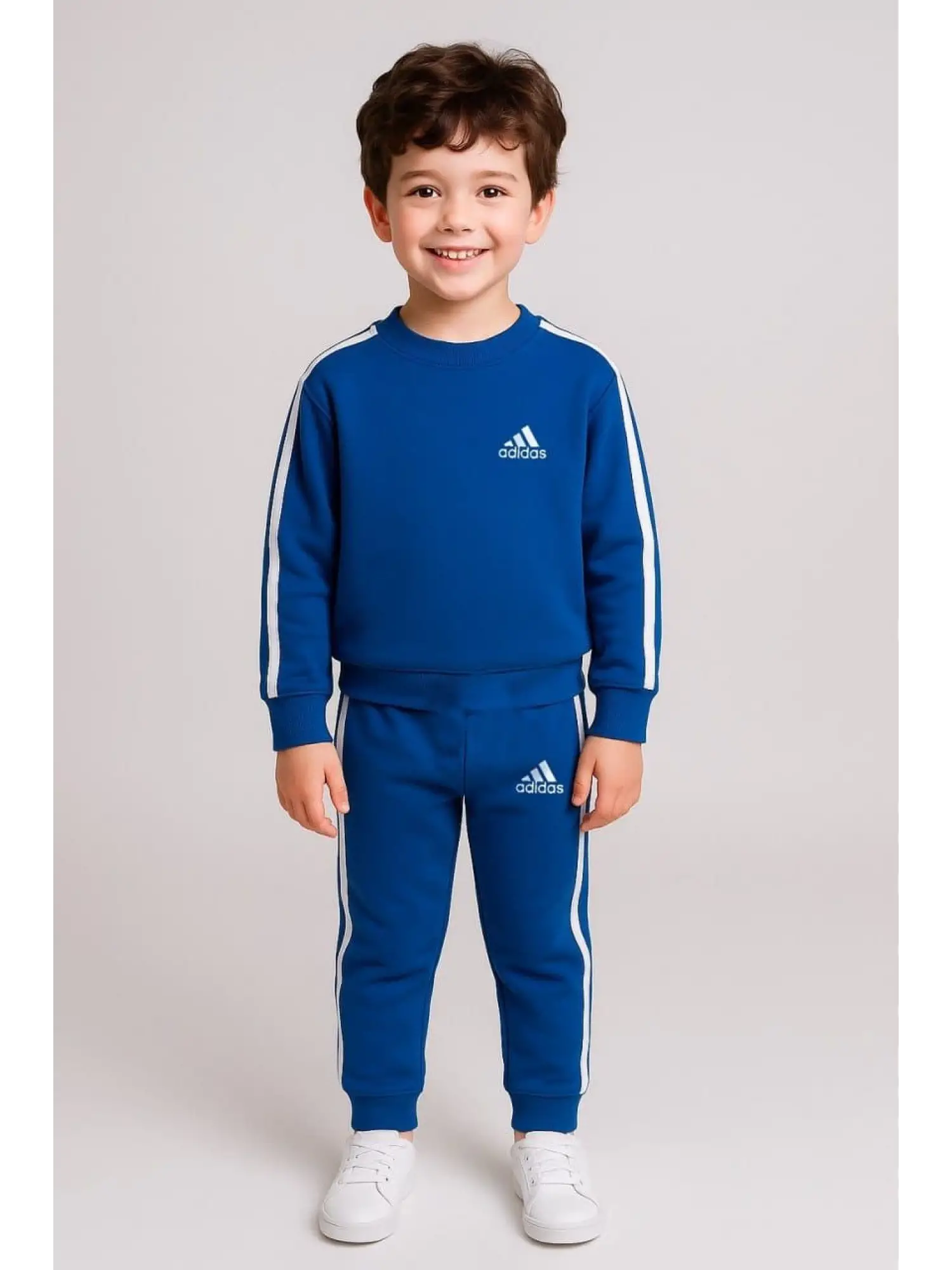 2-8 Yaş Mavi Adidas Takım