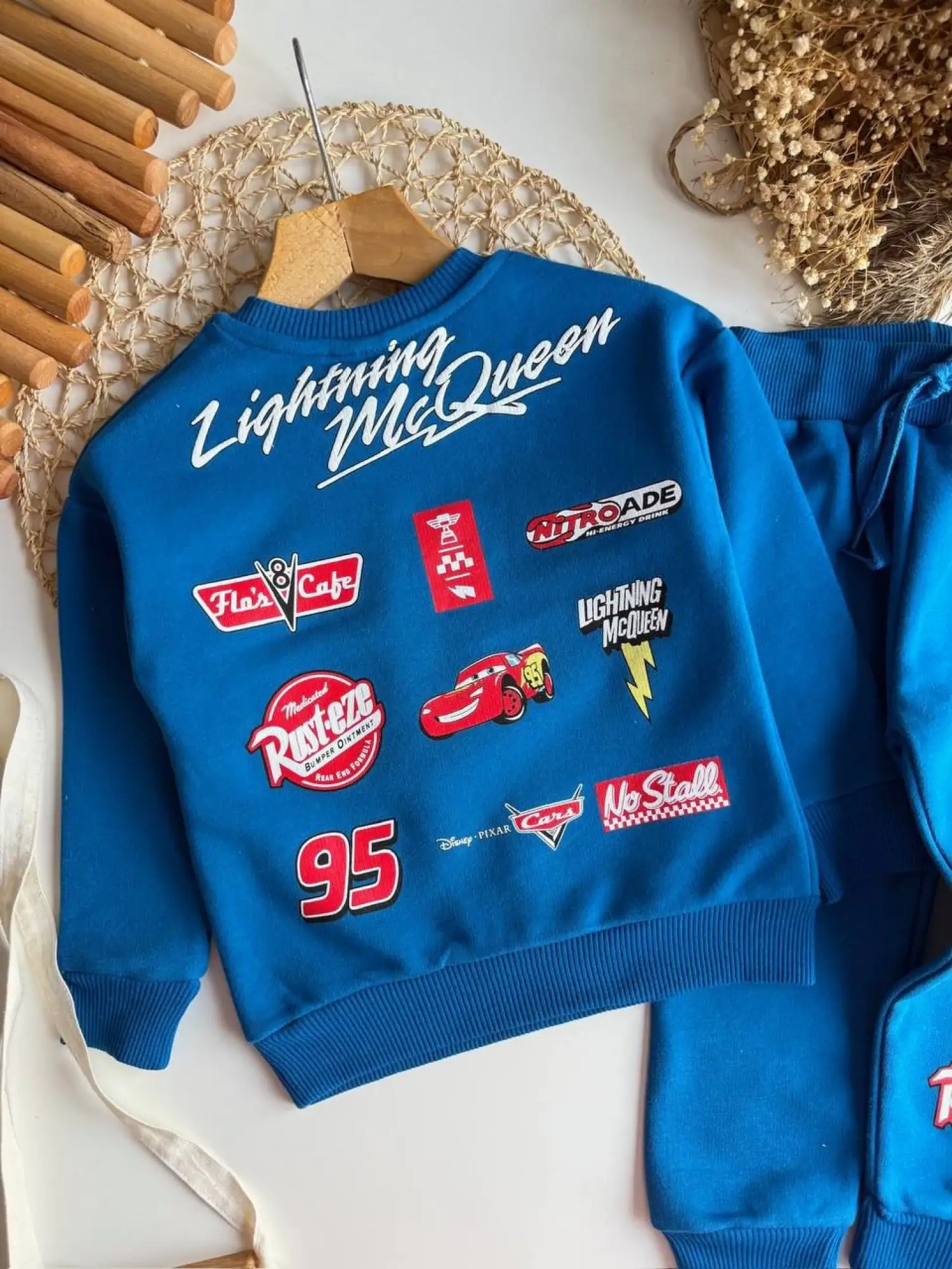 2-8 Yaş Mavi Cars McQueen Takım