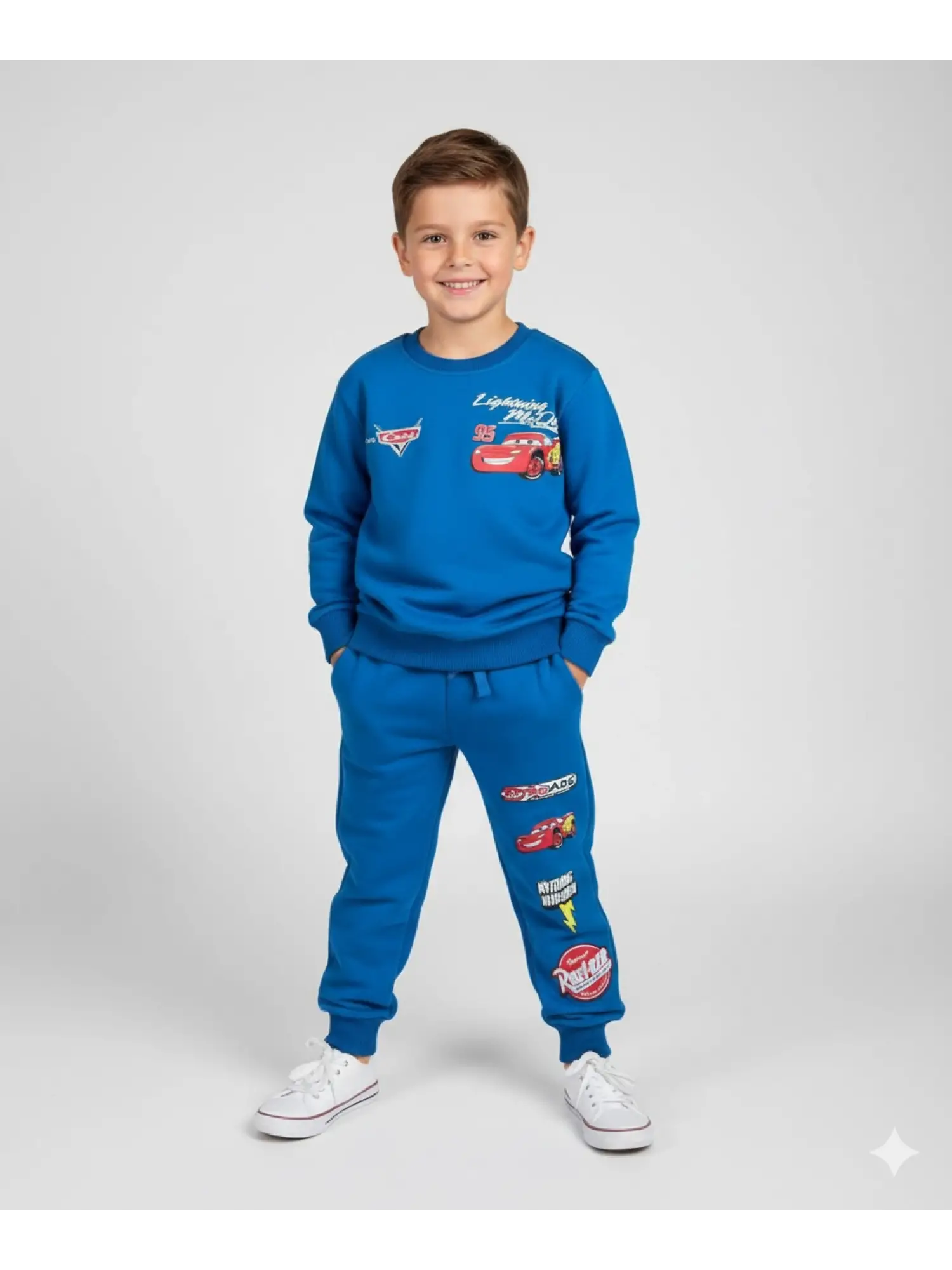 2-8 Yaş Mavi Cars McQueen Takım