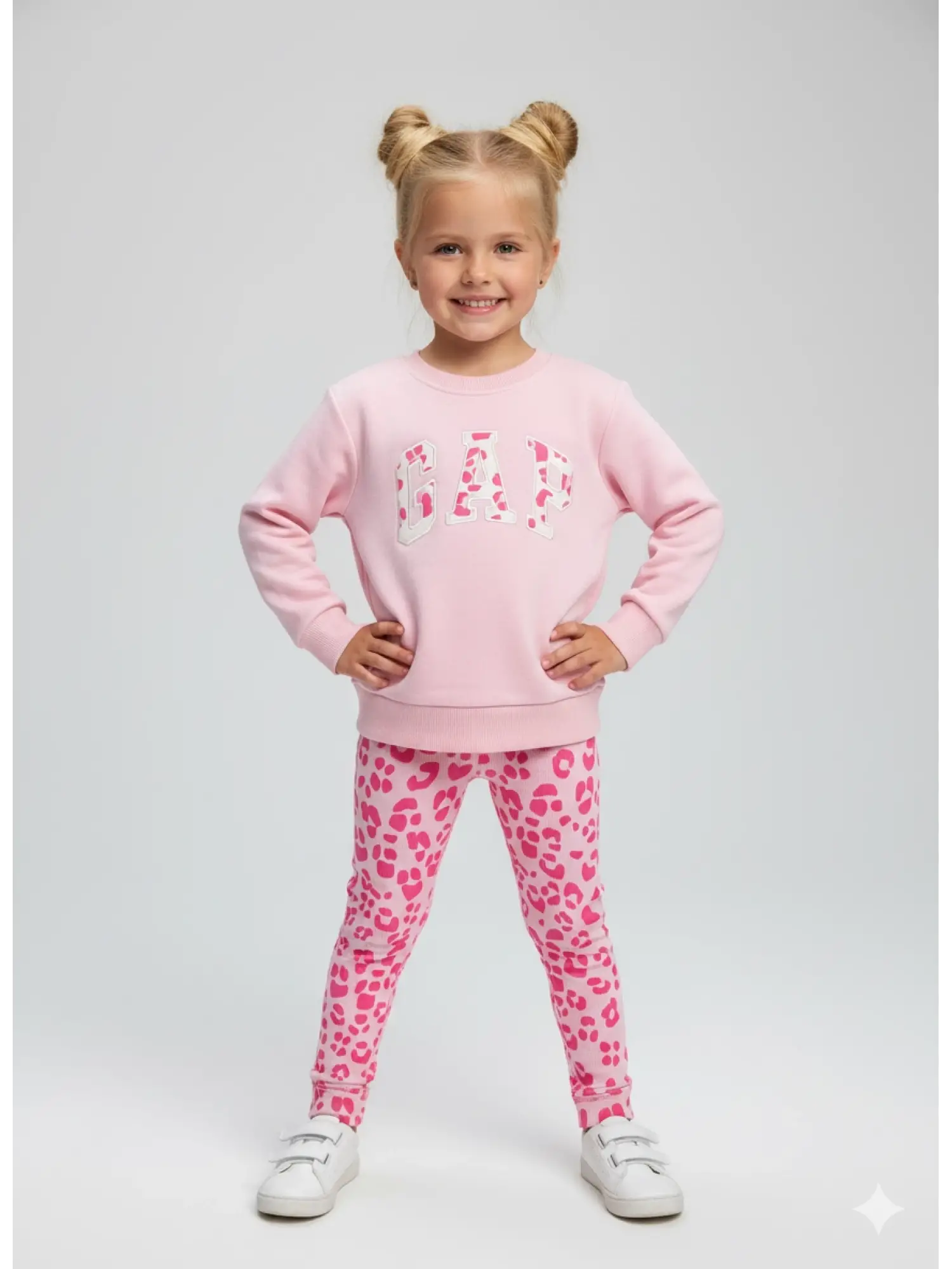 2-8 Yaş Pembe Leoparlı GAP Takım