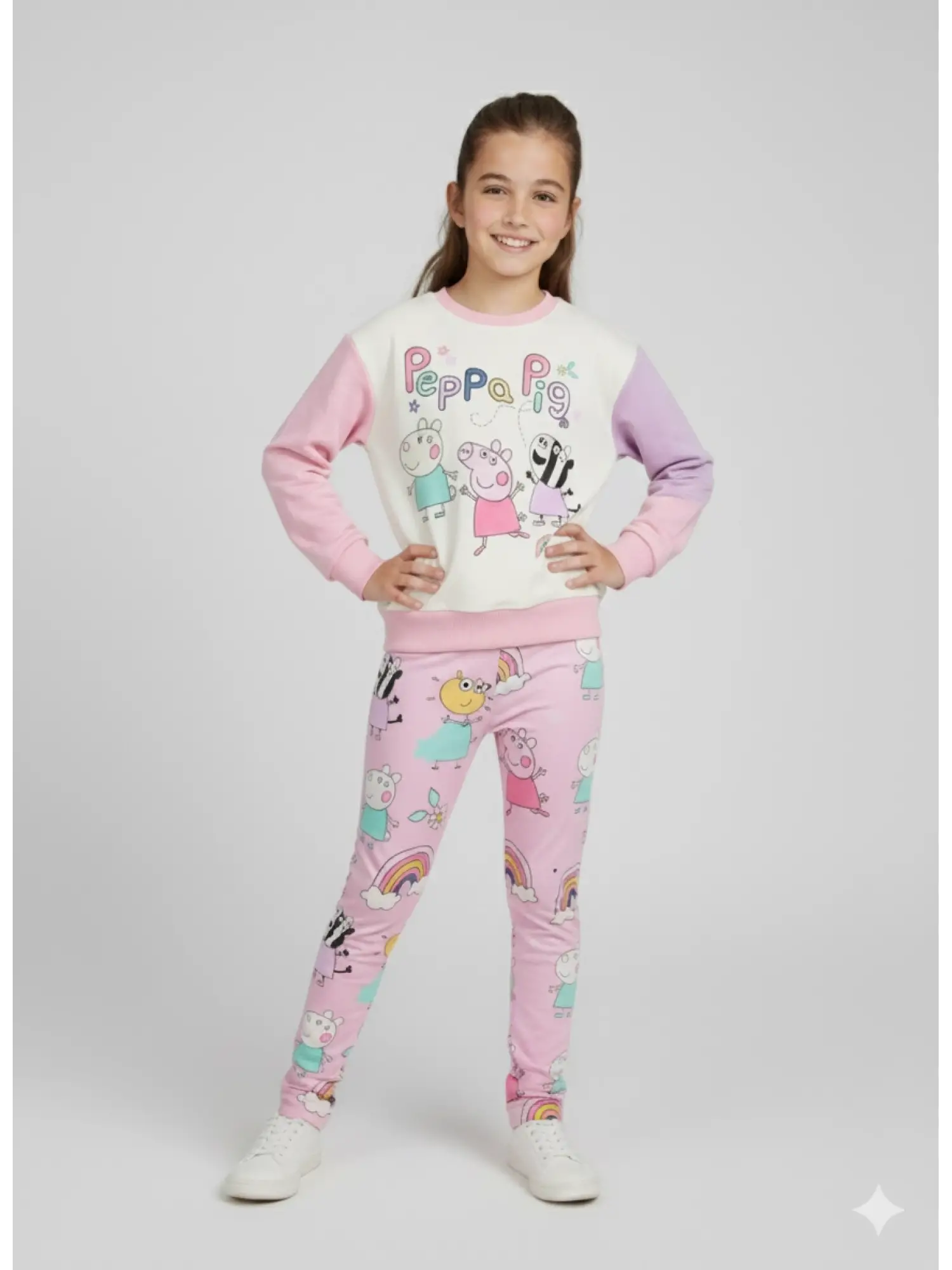 2-8 Yaş Peppa Pig Taytlı Takım