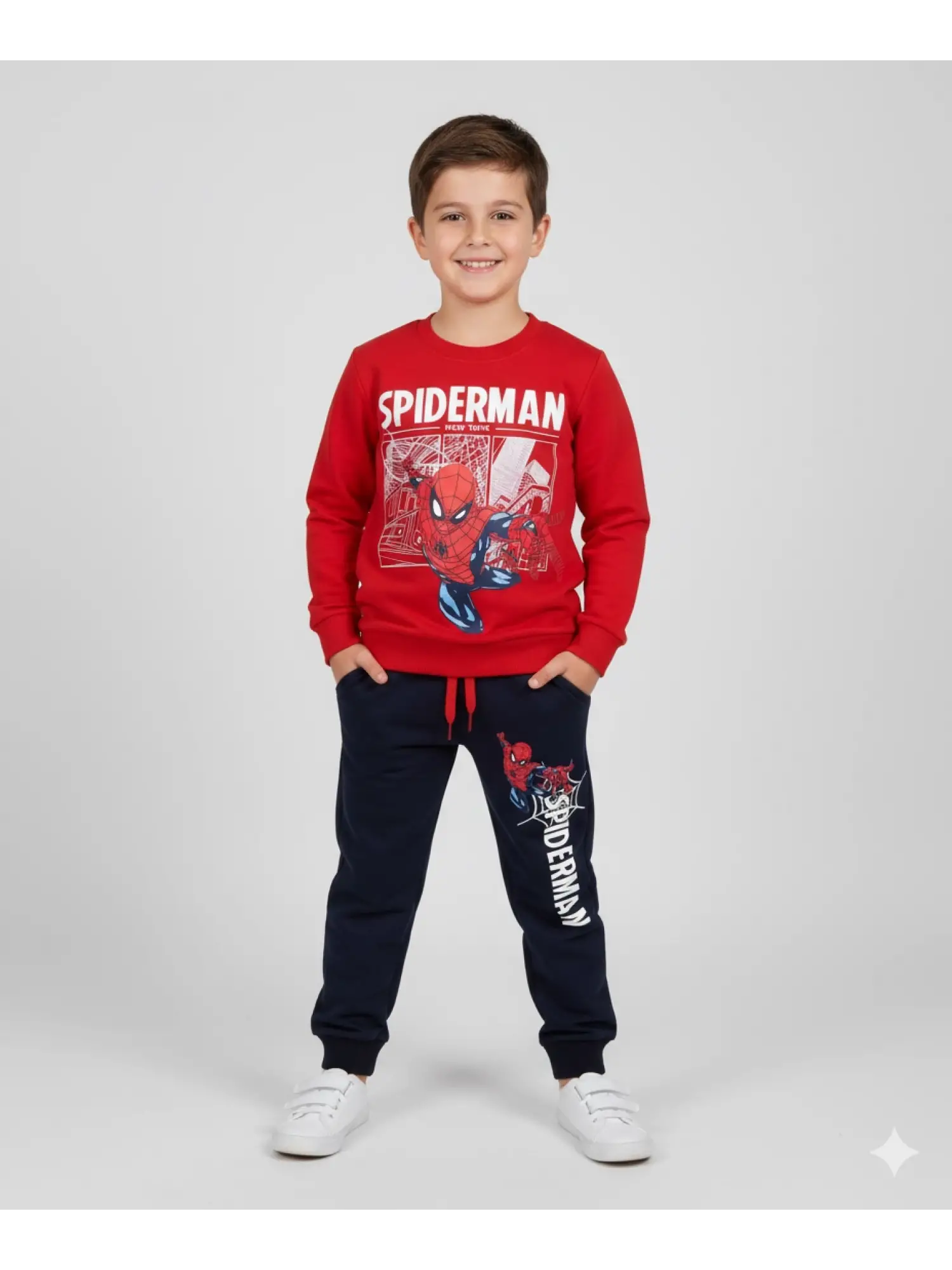 3-10 Yaş Kırmızı Spiderman Takım