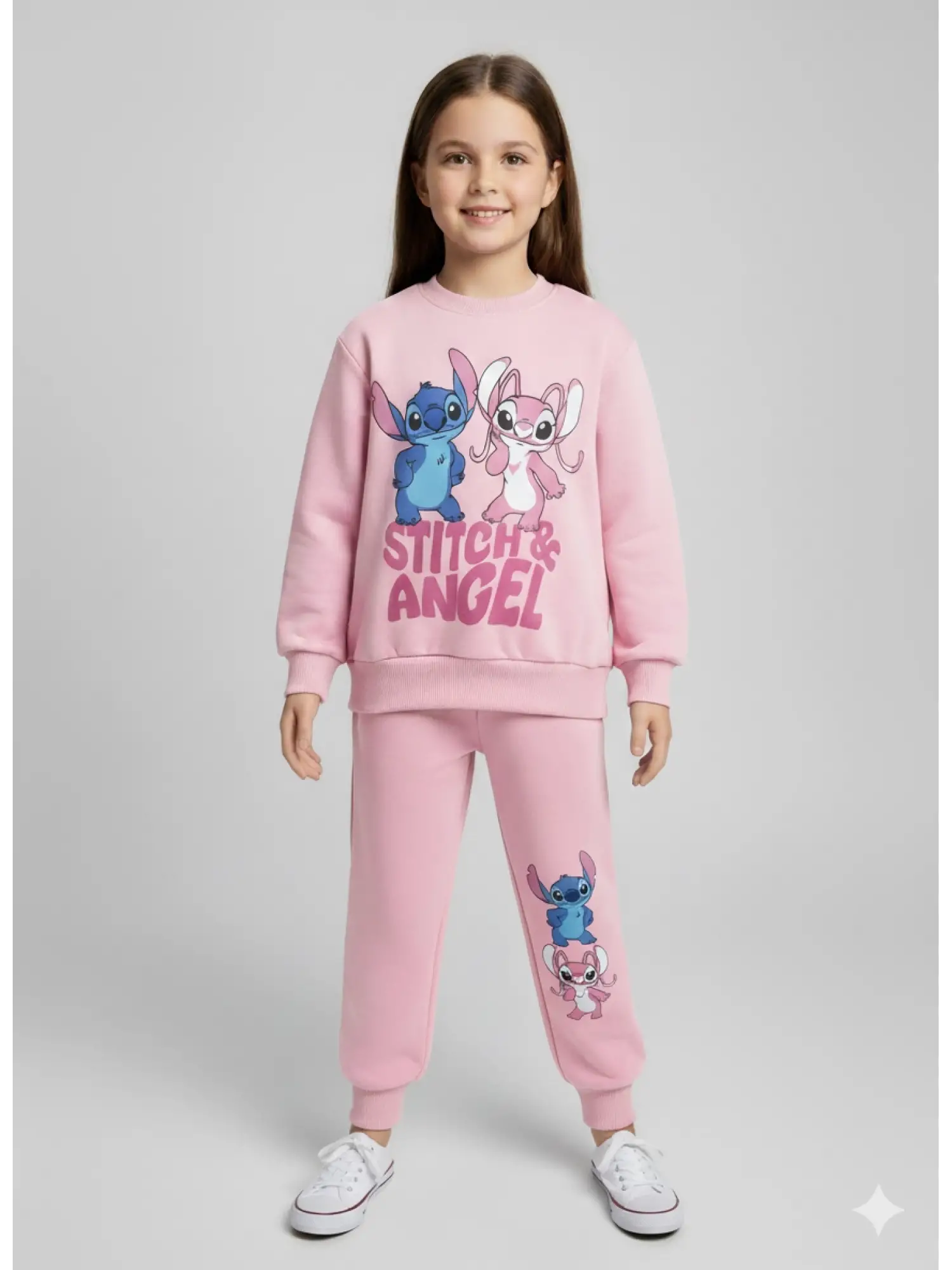 3-10 Yaş Pembe Stitch Takım