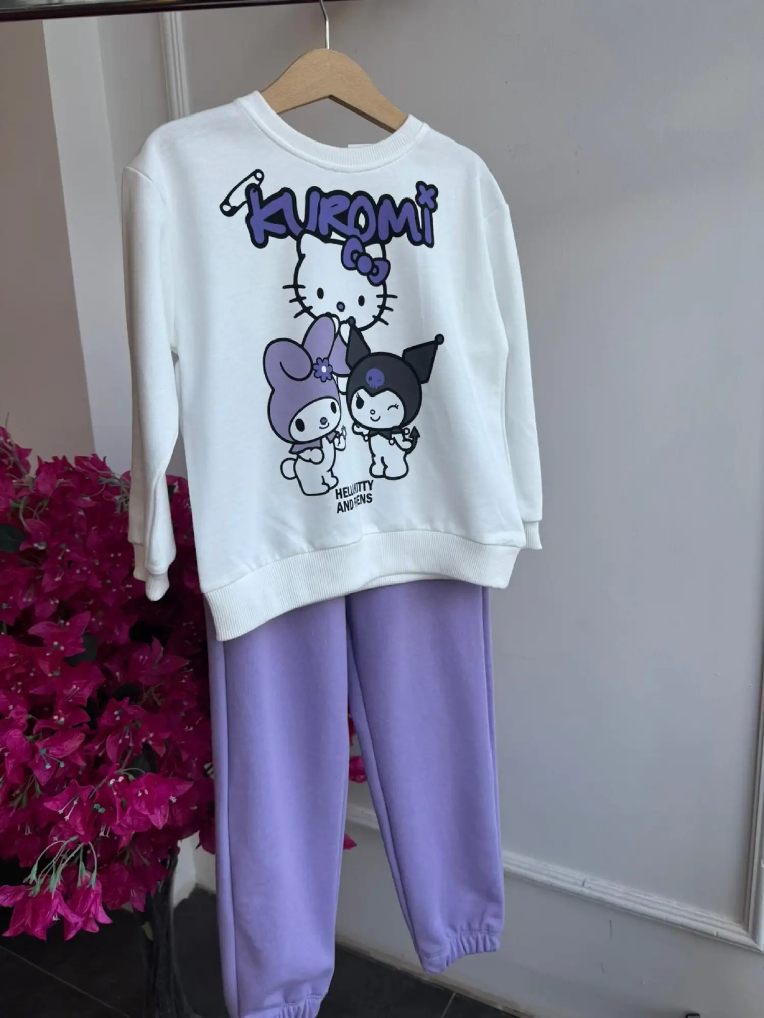 3-8 Yaş Mor Kuromi Takım