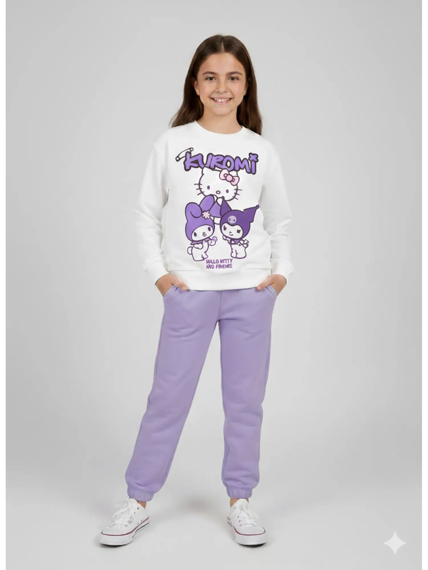 3-8 Yaş Mor Kuromi Takım