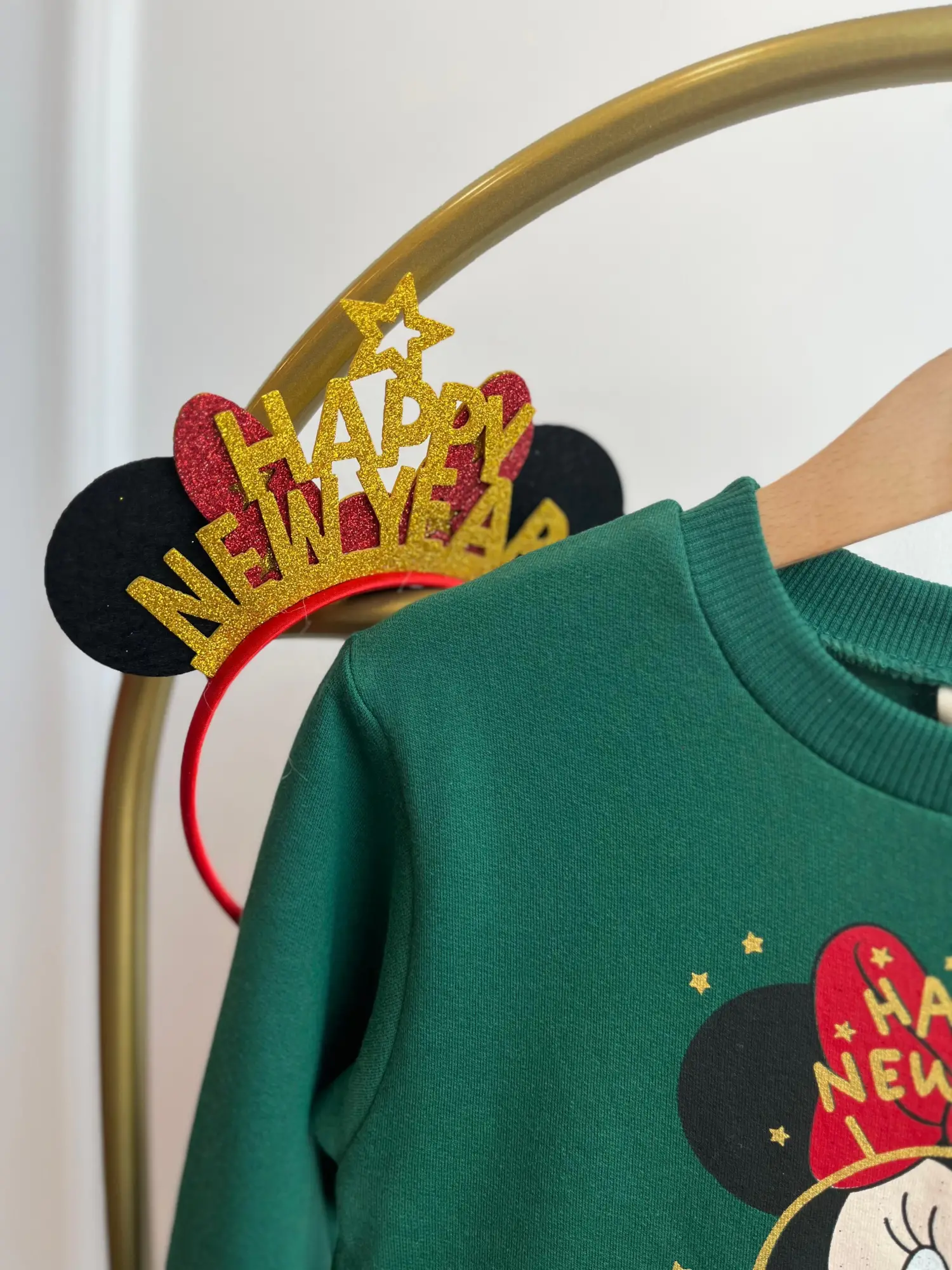 4-7 Yaş Happy New Year Minnie Elbise