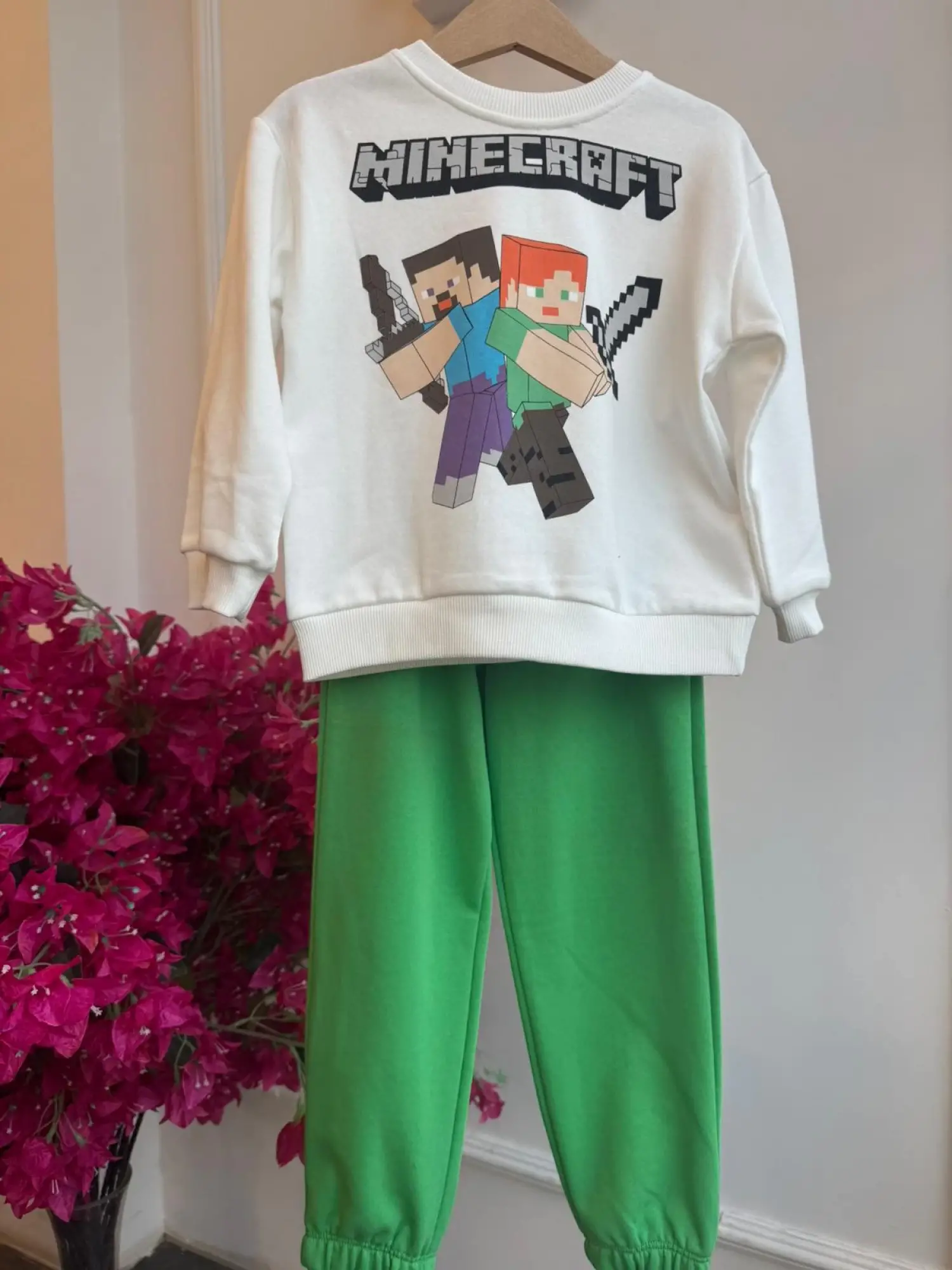 4-8 Yaş Yeşil Minecraft Takım