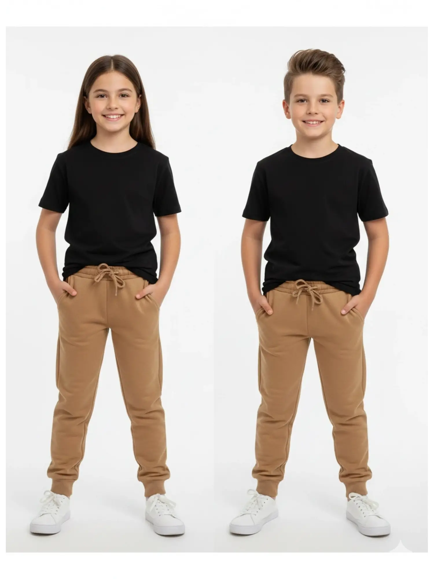 5-14 Yaş Lastikli Camel Eşofman Altı