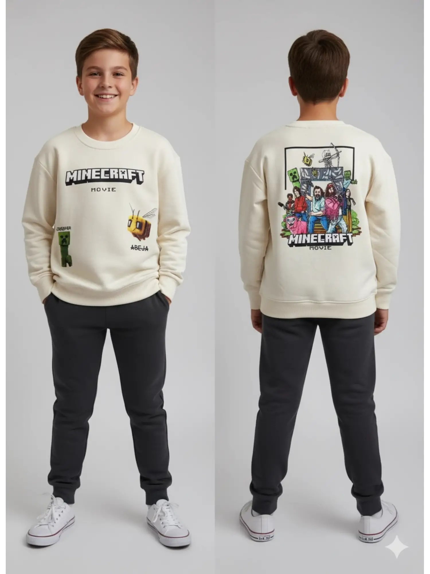 5-14 Yaş Minecraft Movie Sweatshirt