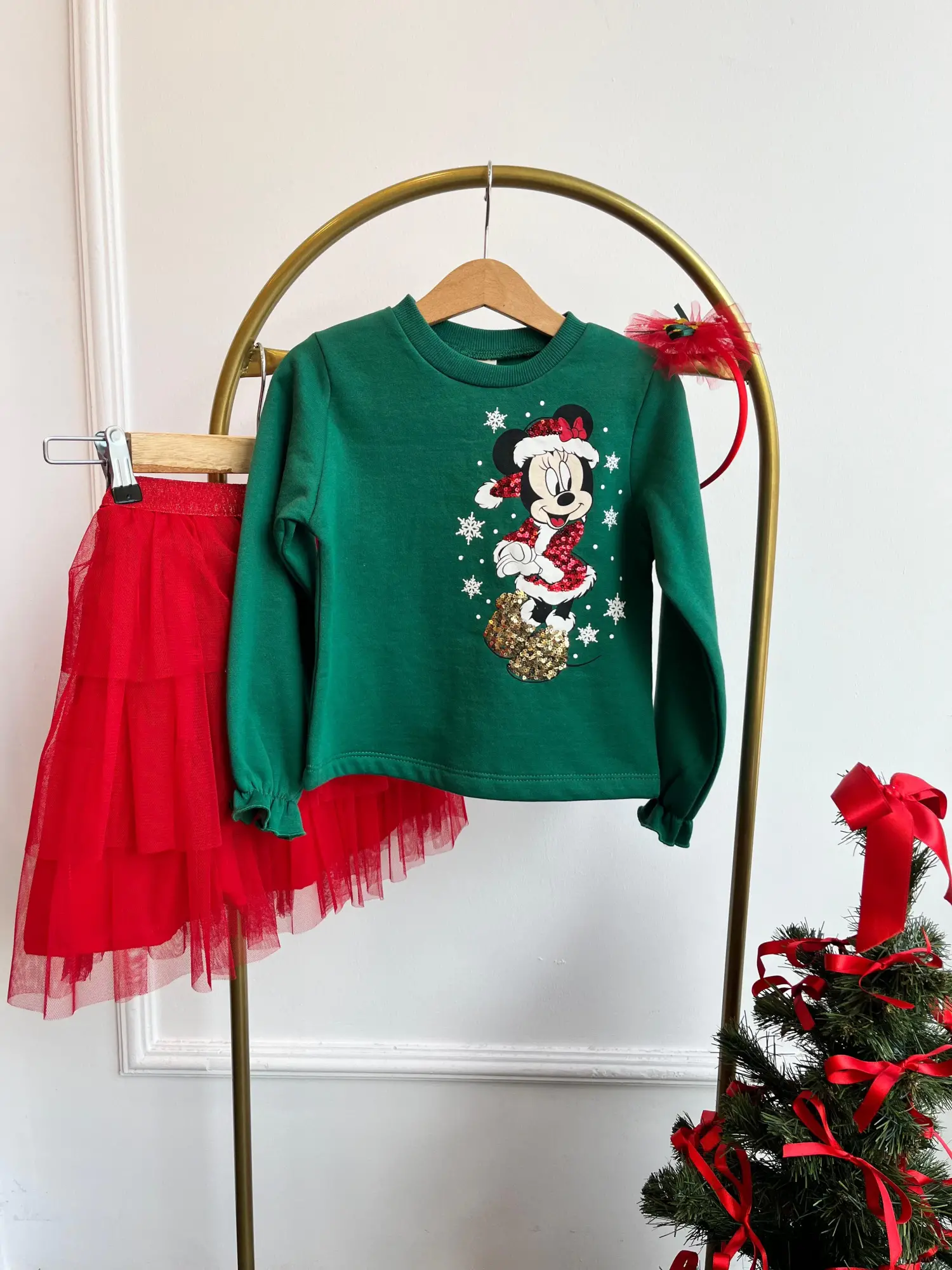 5-9 Yaş Minnie Mouse Etekli Elbise