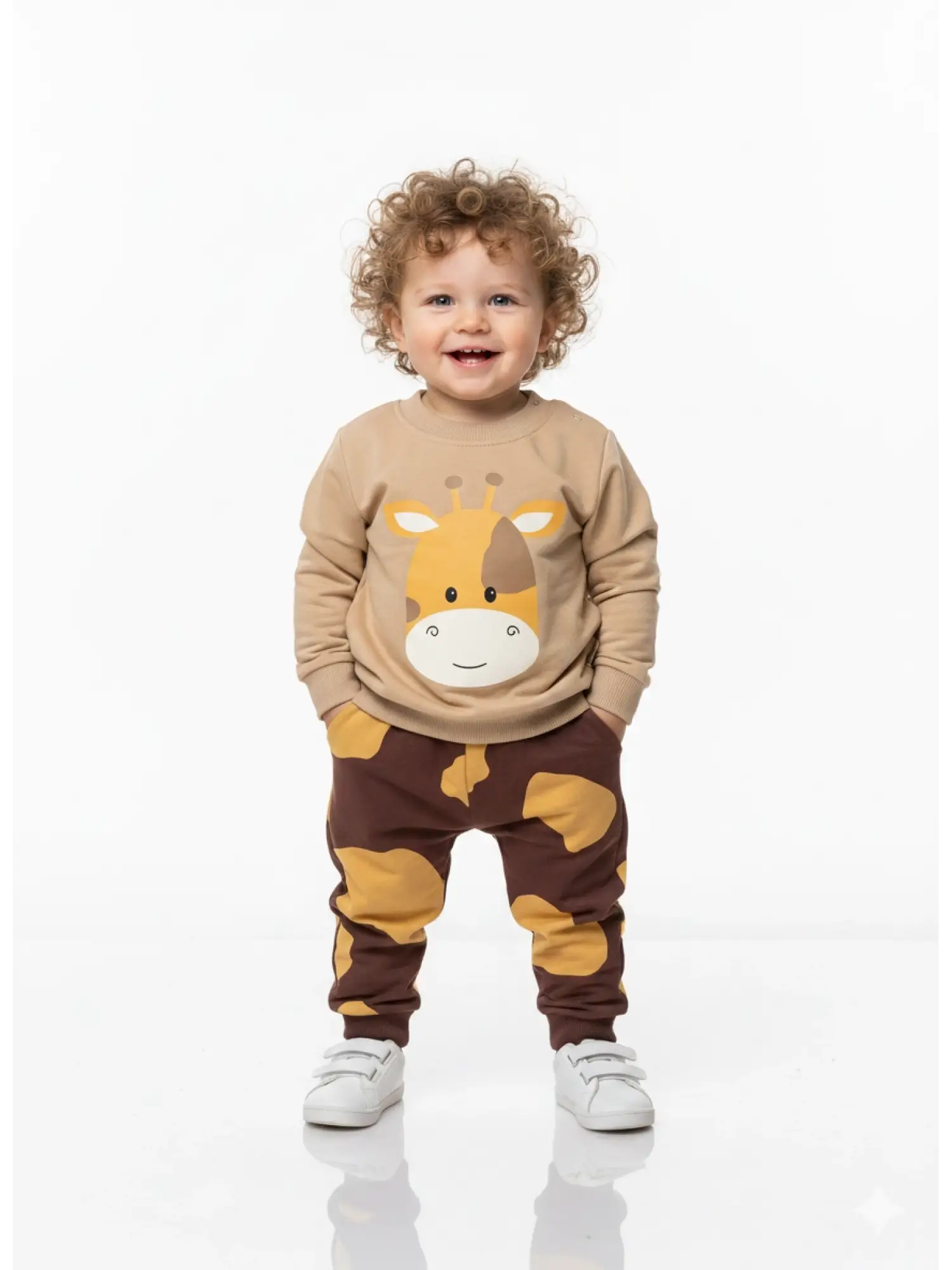 6-24 Ay Kahve Zürafalı 2Li Takım