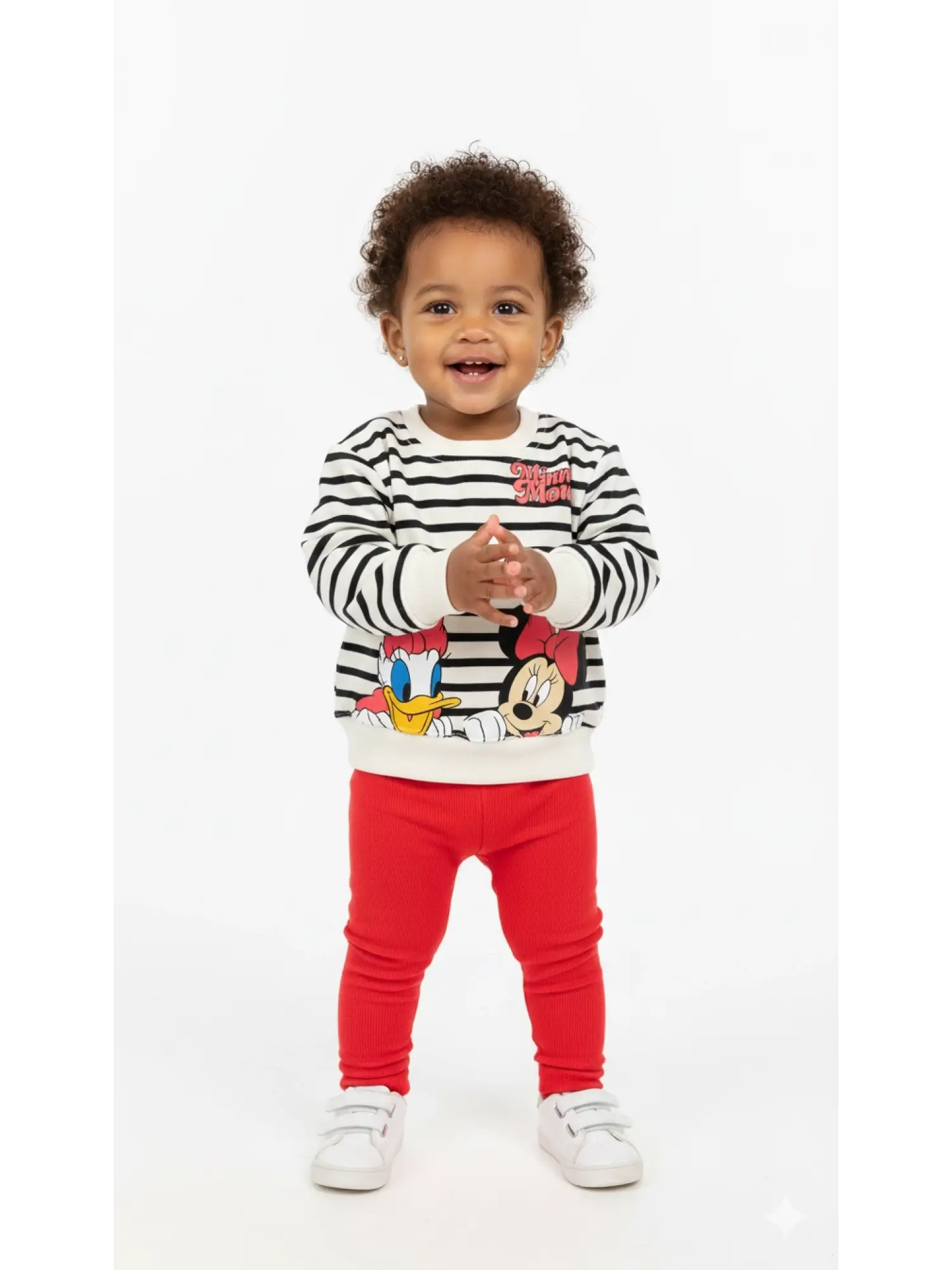6-24 Ay Minnie Mouse Çizgili Takım