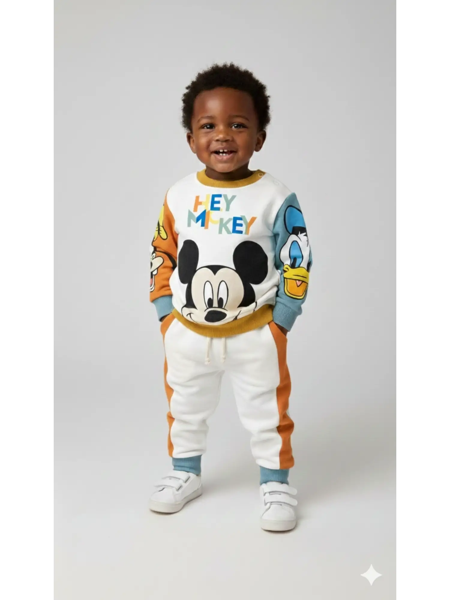 6-24 Ay Renkli Mickey Şardonlu Takım