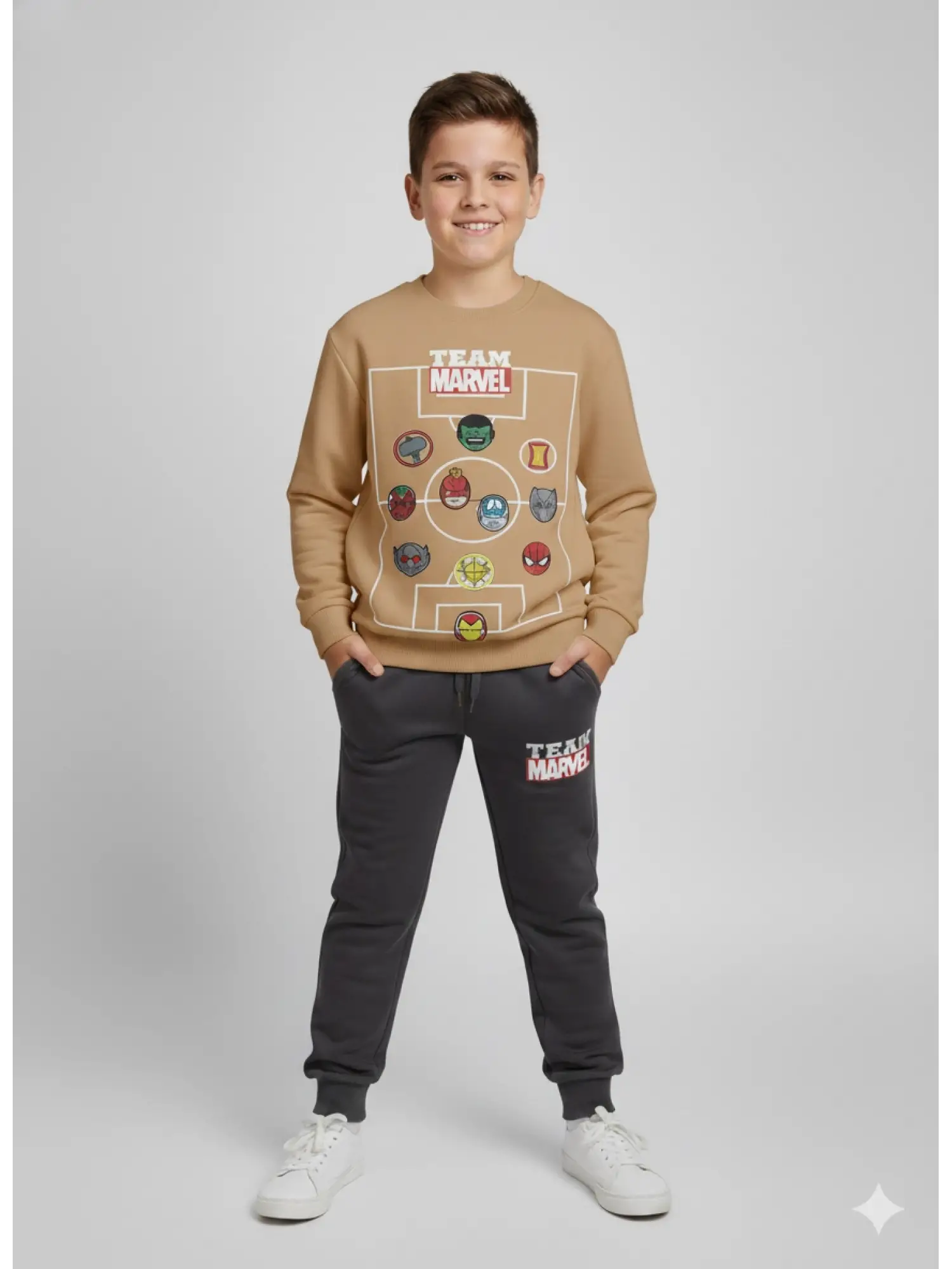 6-9 Yaş Kahve Marvel Takım