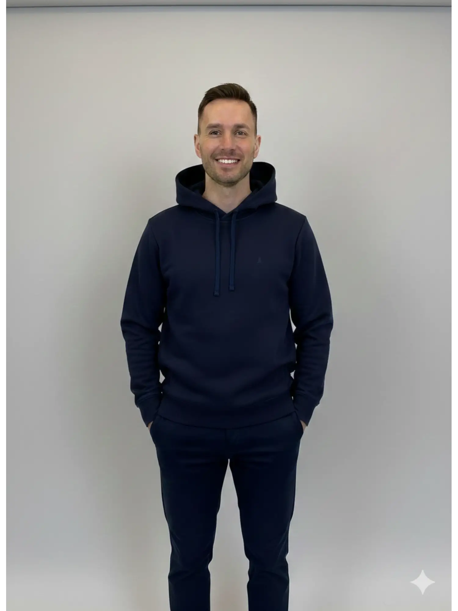 Garson Boy Lacivert Cepli Kapşonlu Sweat