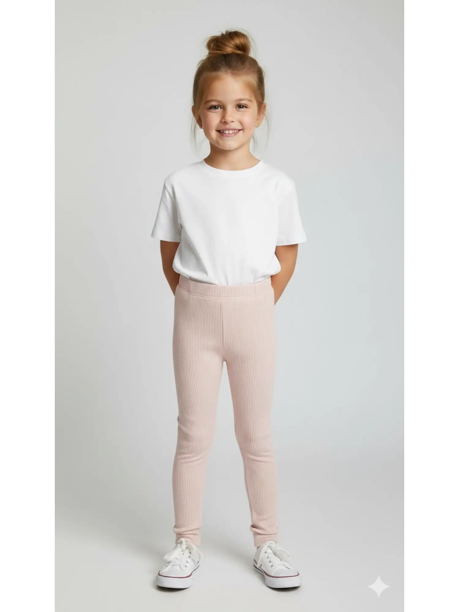 2-12 Yaş Fitilii Pembe Tayt