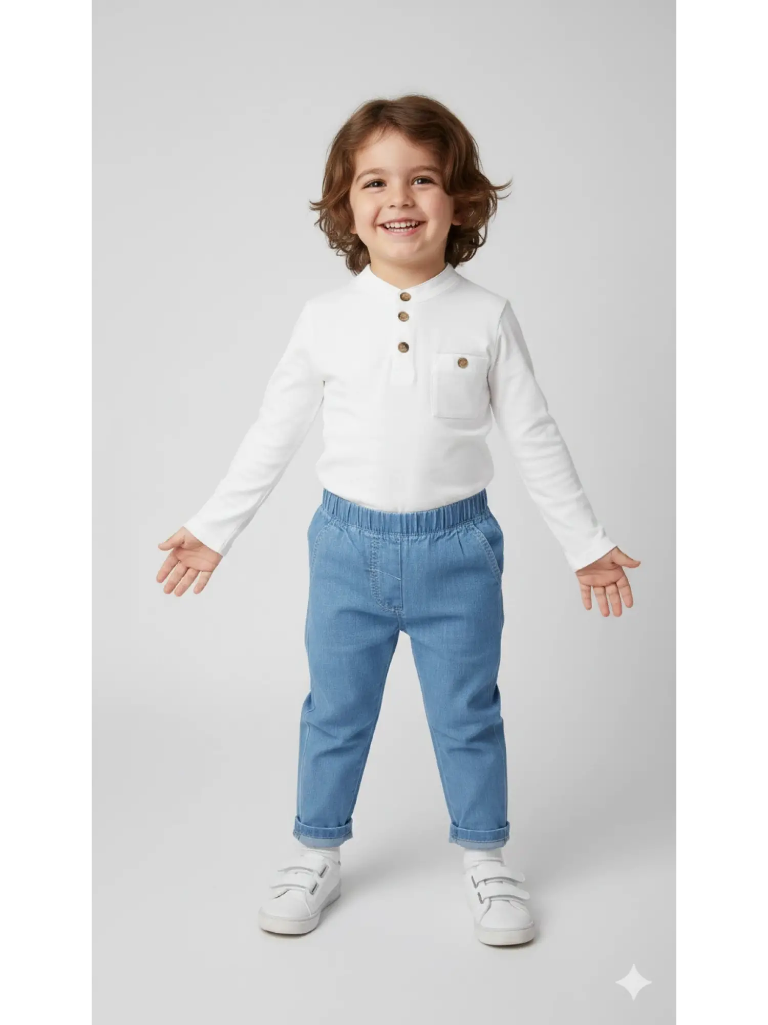 2-6 Yaş Hakim Yaka Pantolonlu Takım