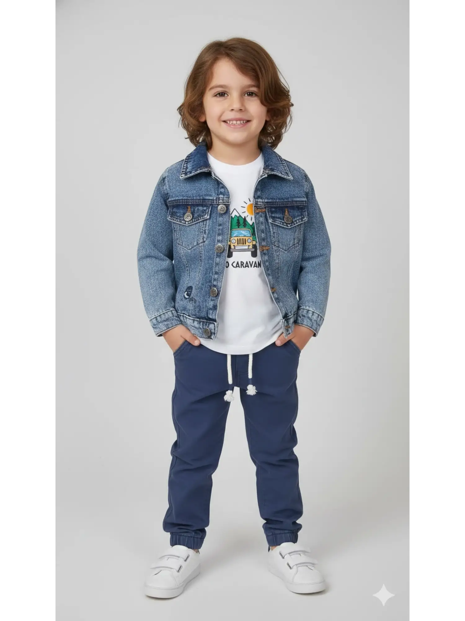 2-6 Yaş Kot Go Garavan Baskılı 3lü Takım