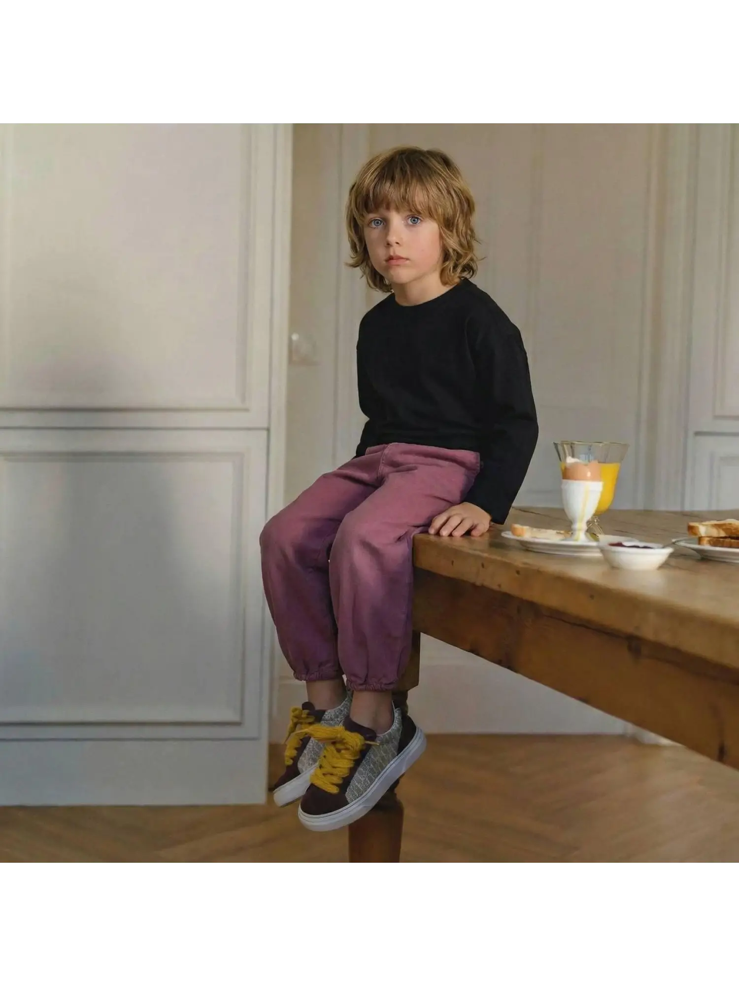 2-7 Yaş Siyah Basic Bluz