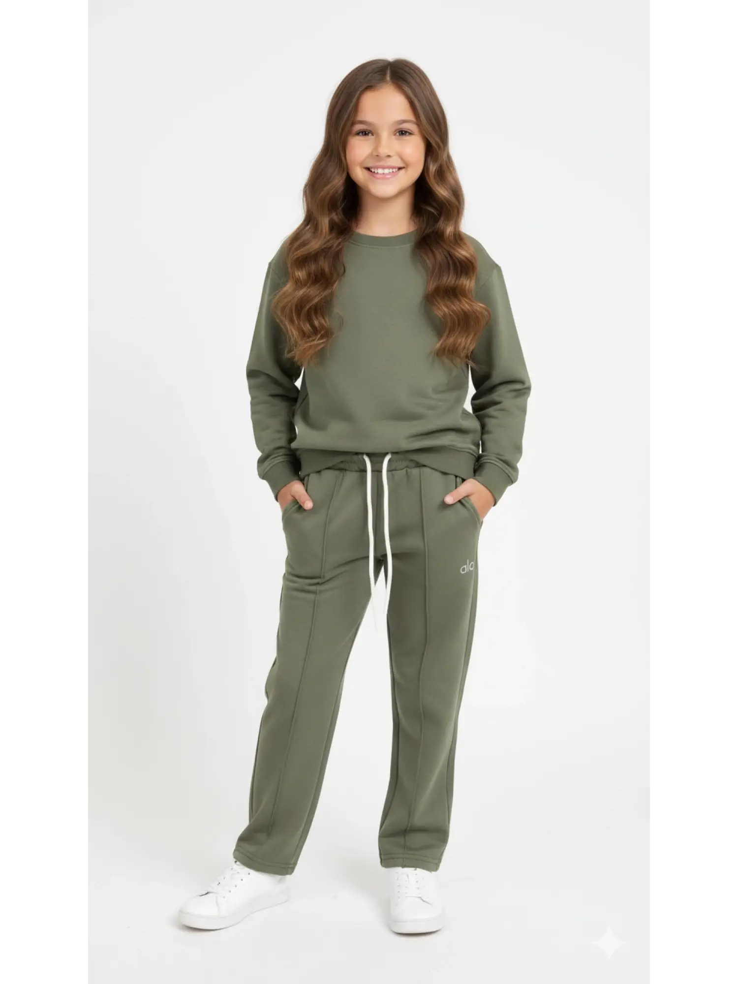 8-12 Yaş Yeşil ALO Eşofman Altı