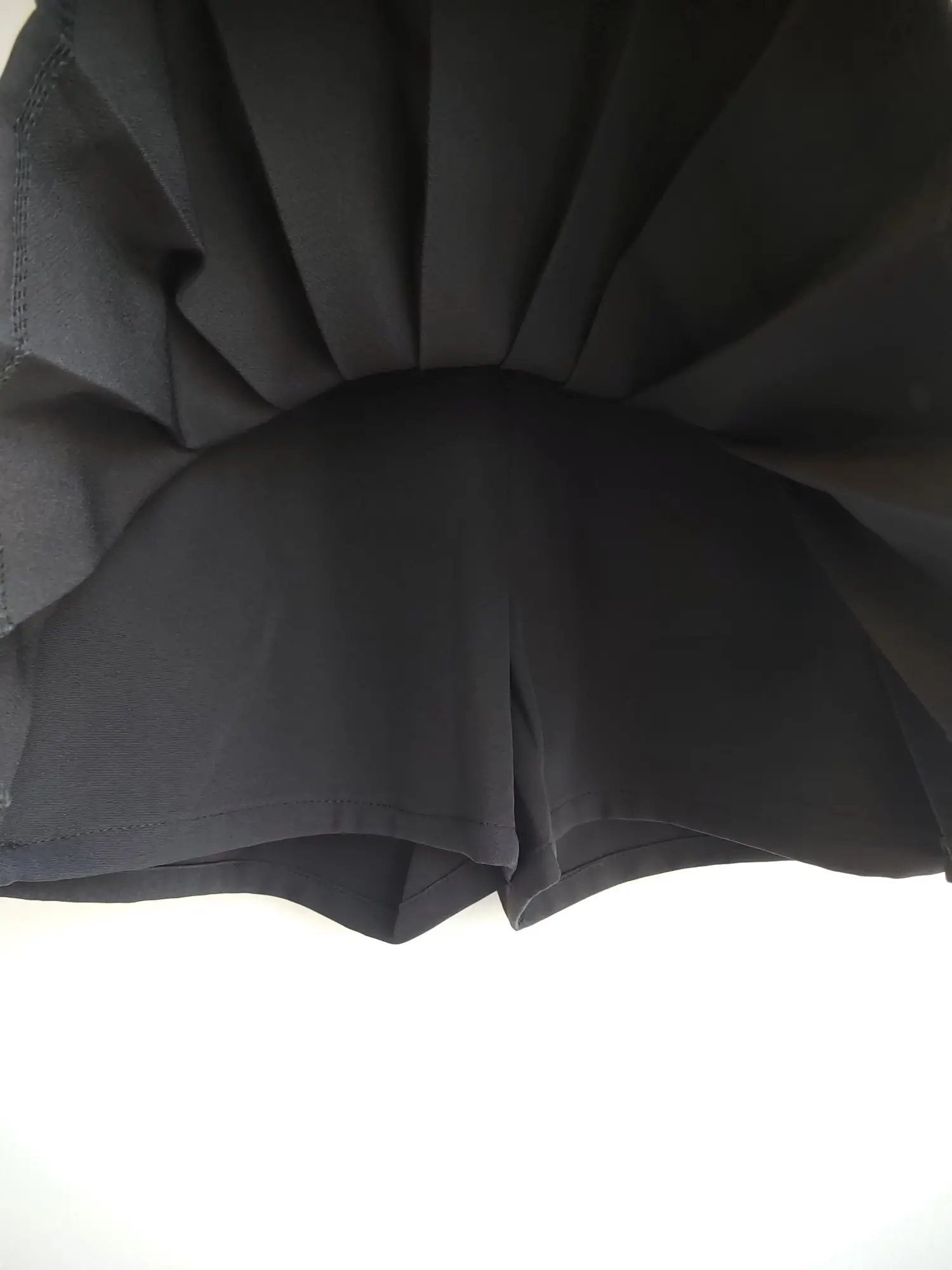 9-14 Yaş Şort Etek Kolej Takım Siyah