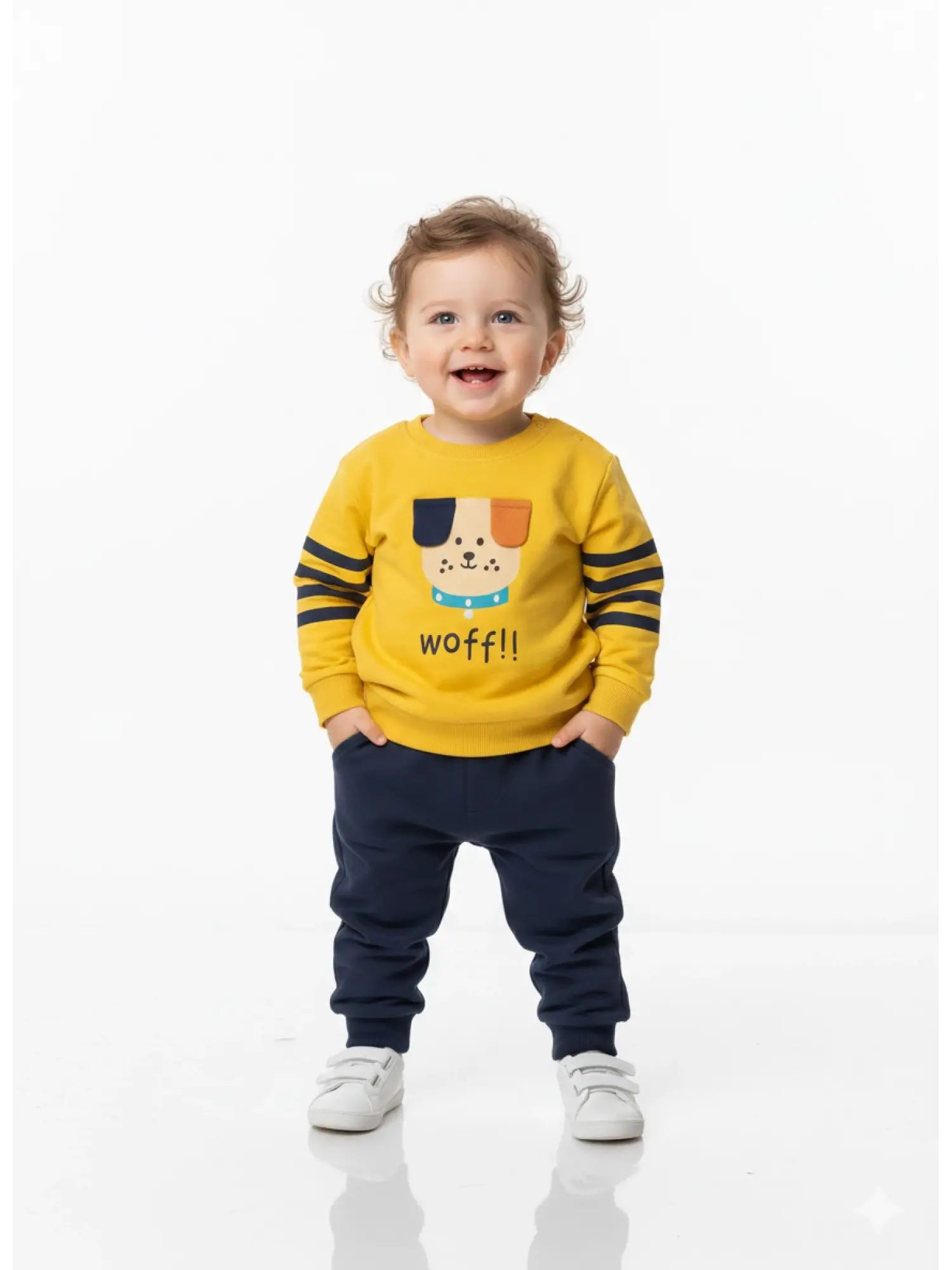 9-36 Ay Köpekcik Baskılı Takım