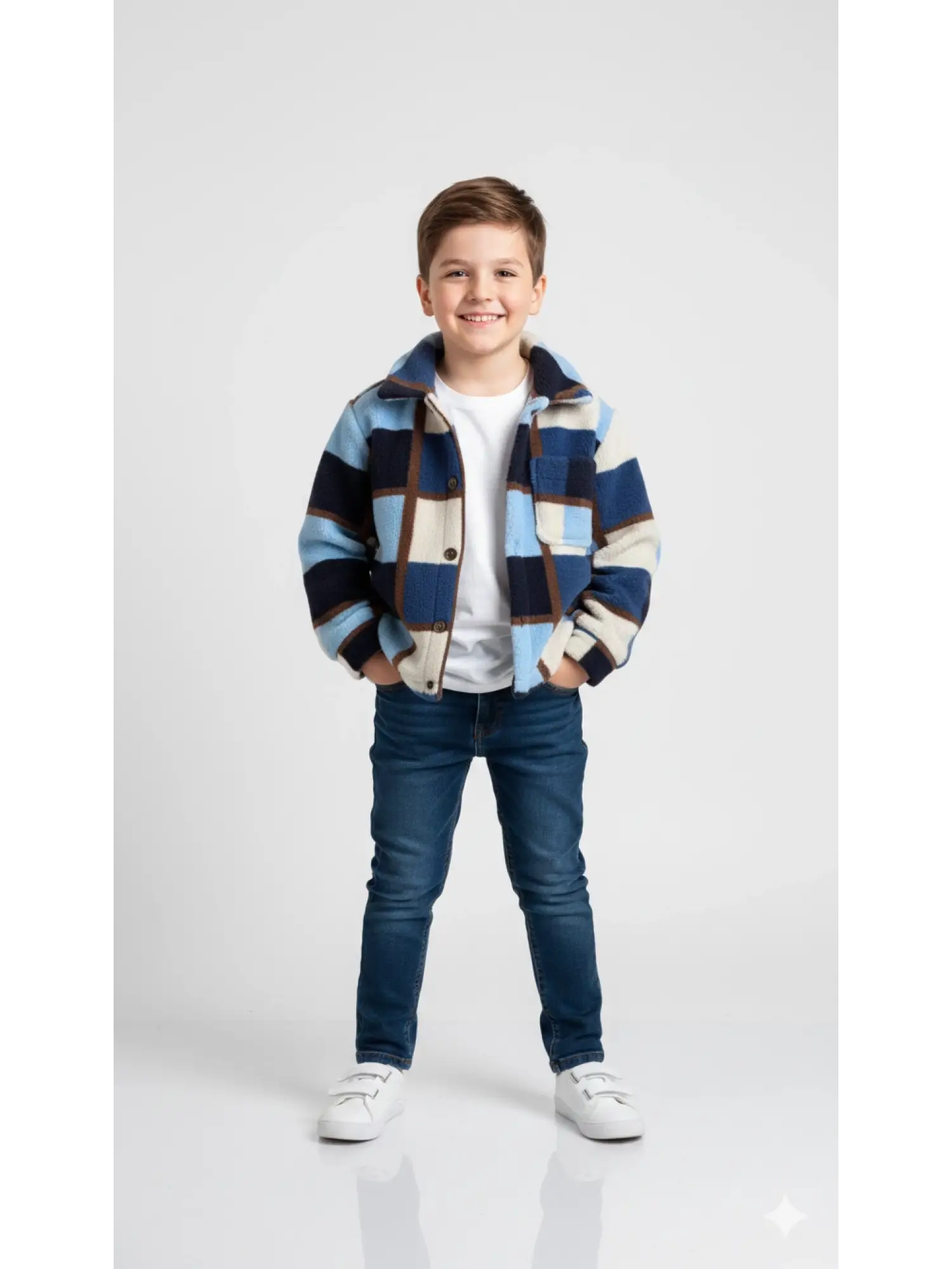 9 Ay 10 Yaş Mavi Kuzu Polar