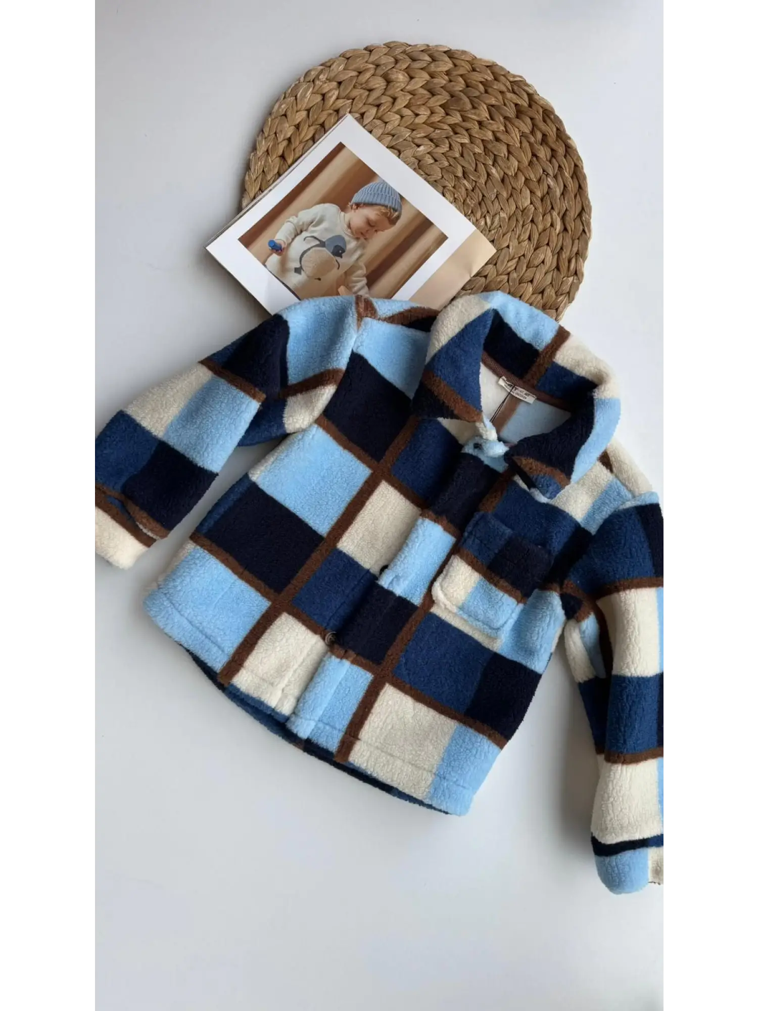 9 Ay 10 Yaş Mavi Kuzu Polar