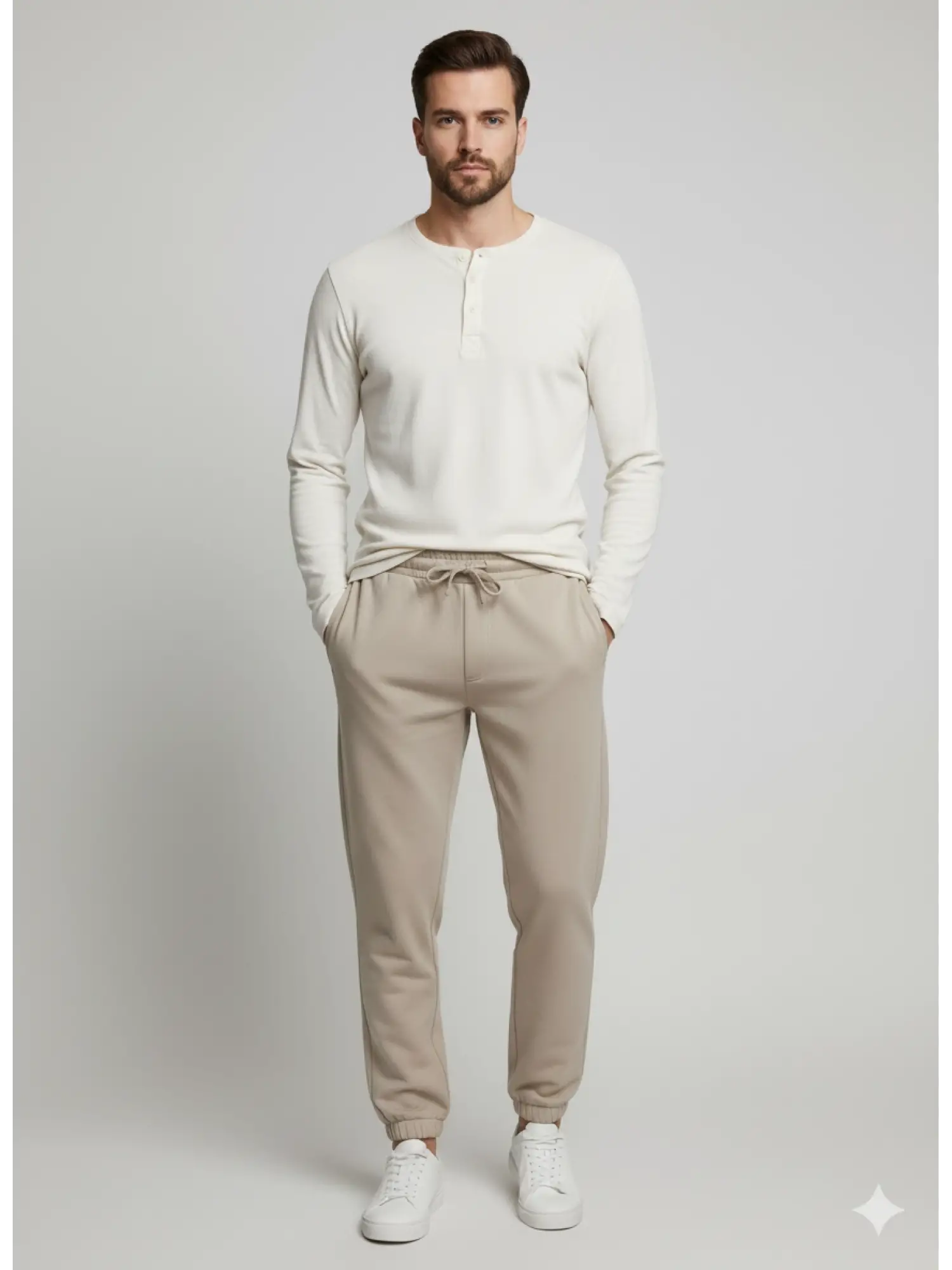 Garson Boy Bej Eşofman Altı