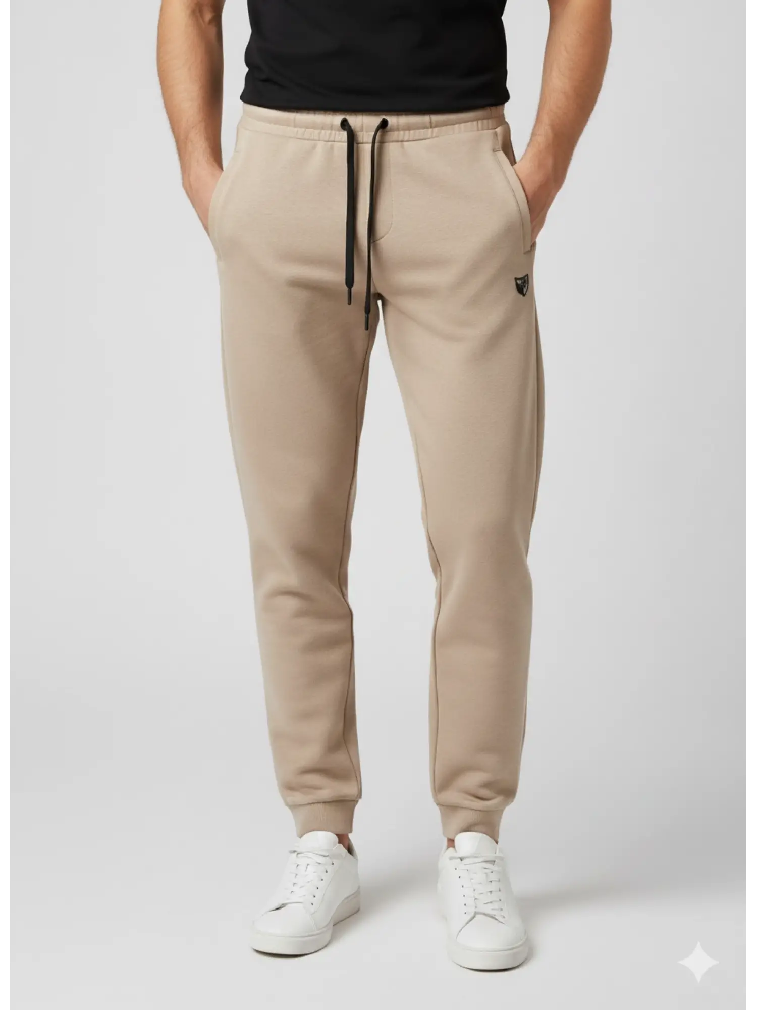 Garson Boy Bej Fermuarlı Pantolon