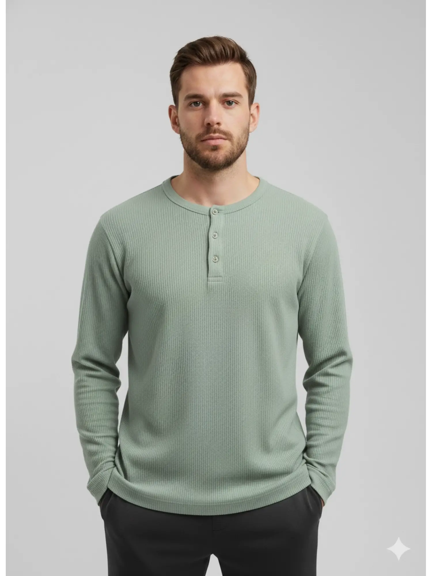 Garson Boy Düğmeli Çağla Sweat