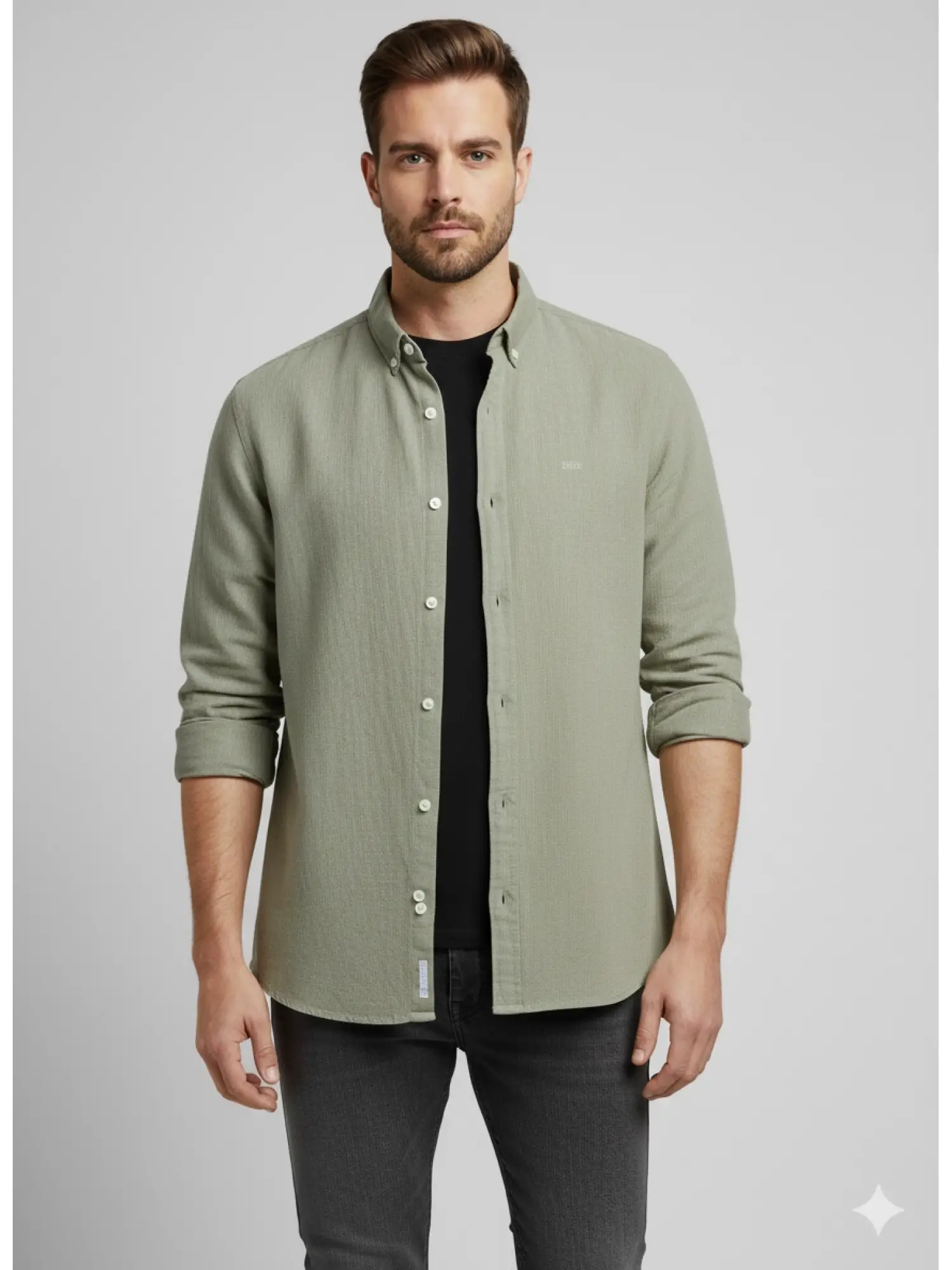 Garson Boy Haki Gömlek