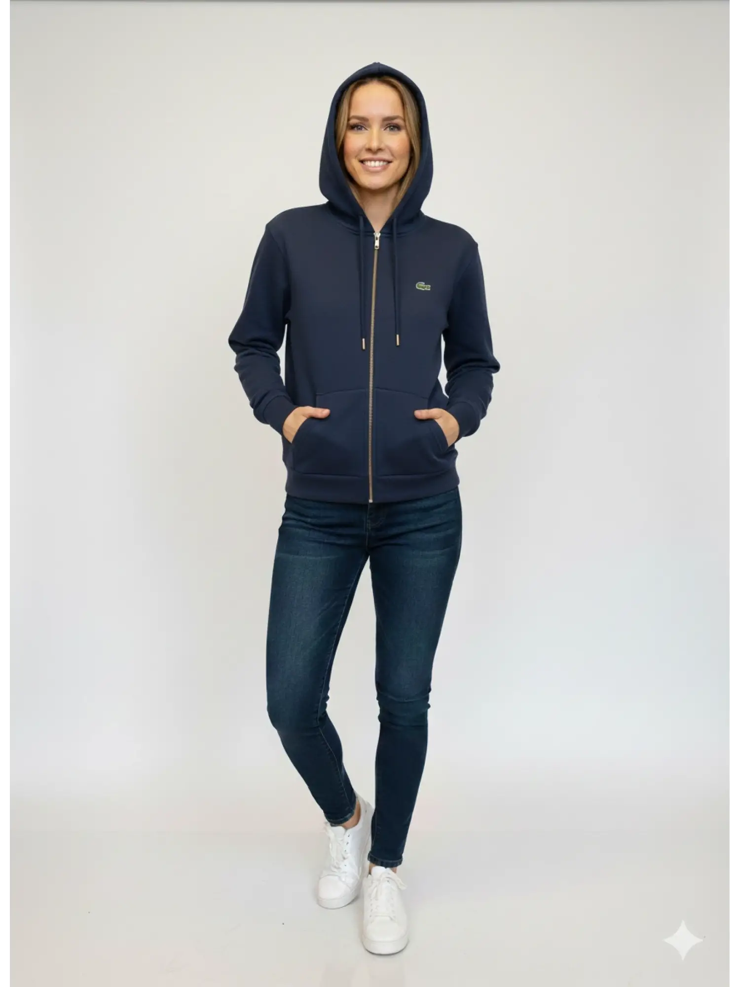 Garson Boy Kapşonlu Lacoste Hırka