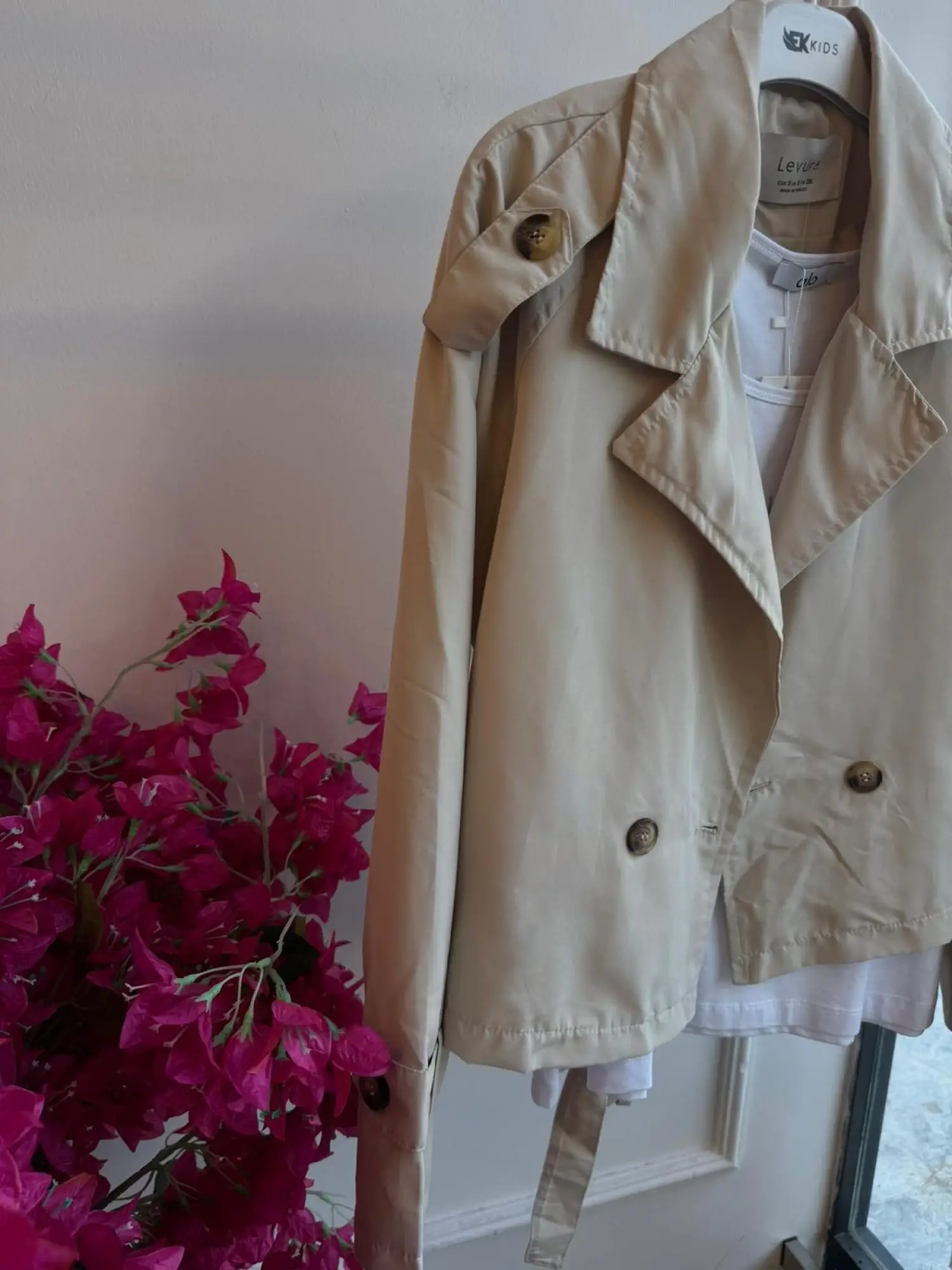 Garson Boy Kısa Trençkot