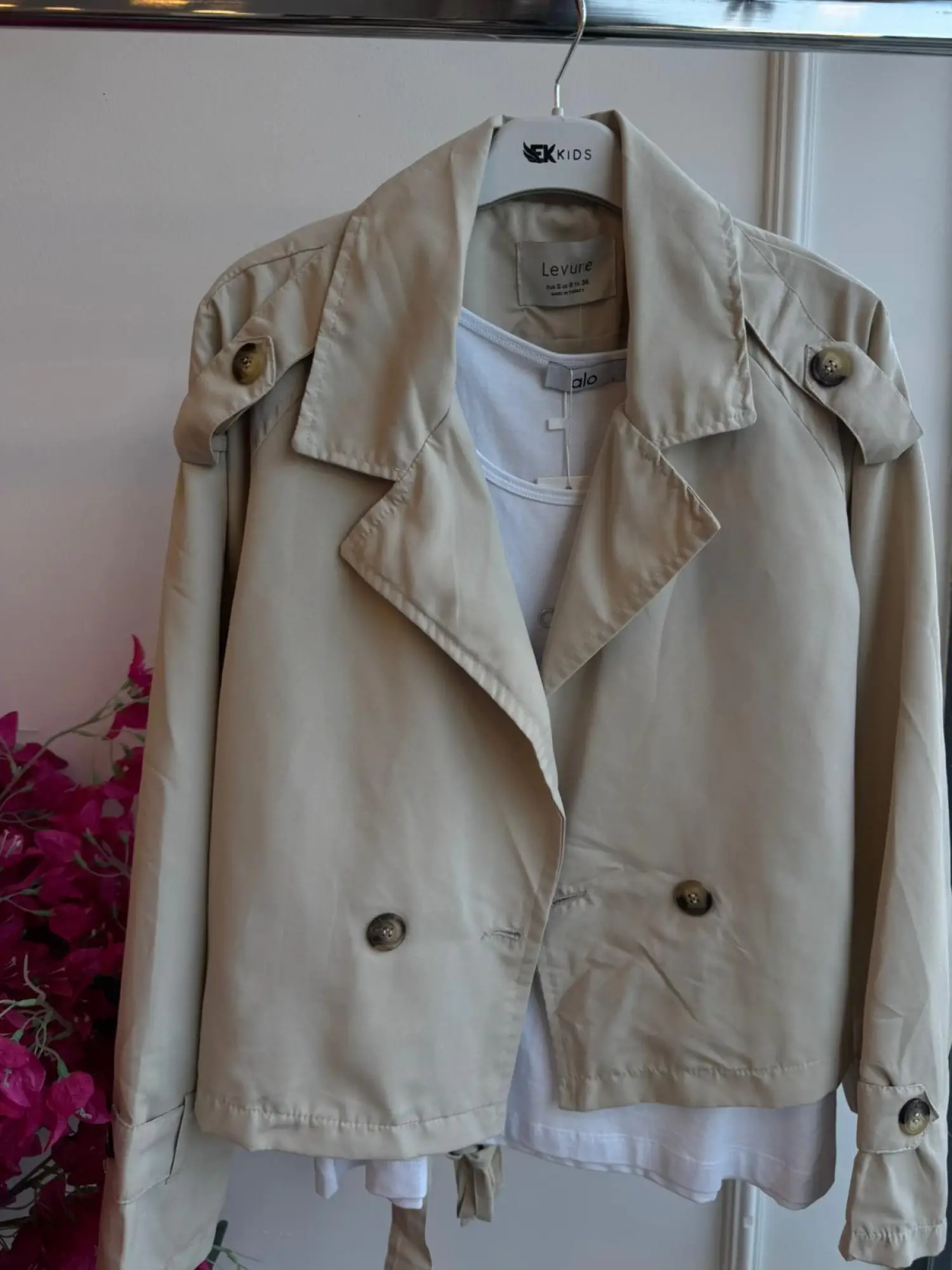 Garson Boy Kısa Trençkot