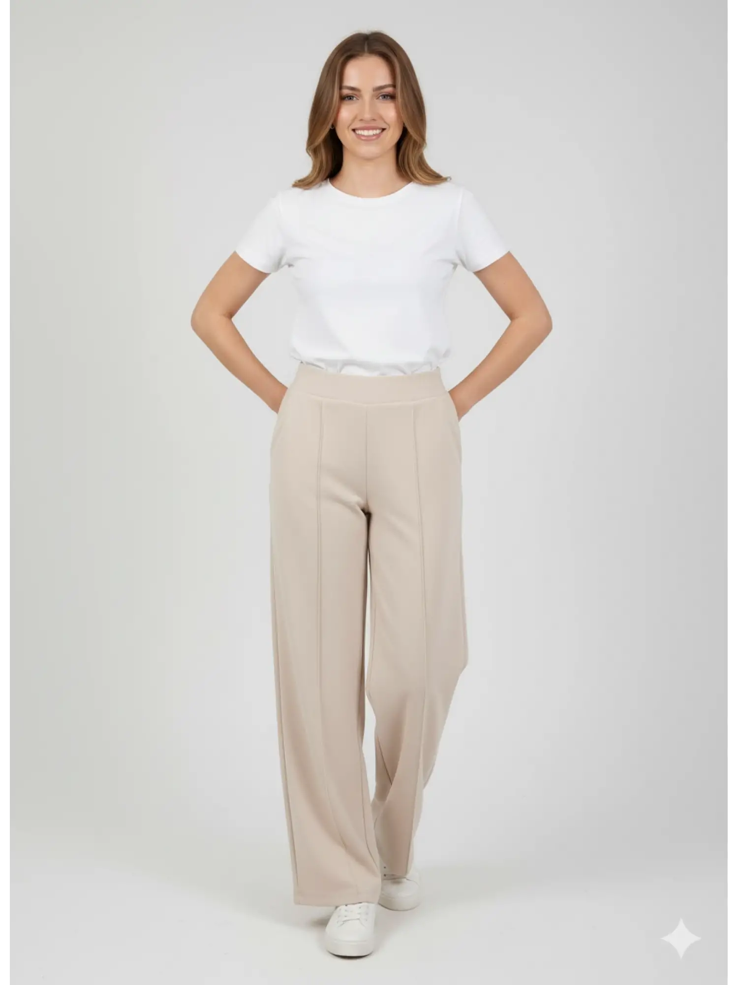 Garson Boy Krem Çımalı Pantolon