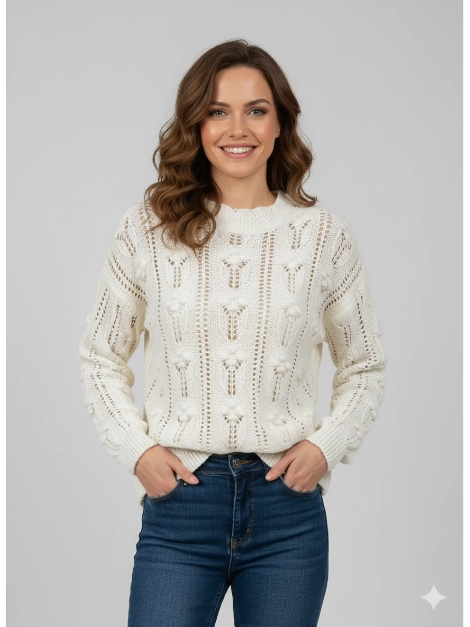 Garson Boy Örme Desen Kazak