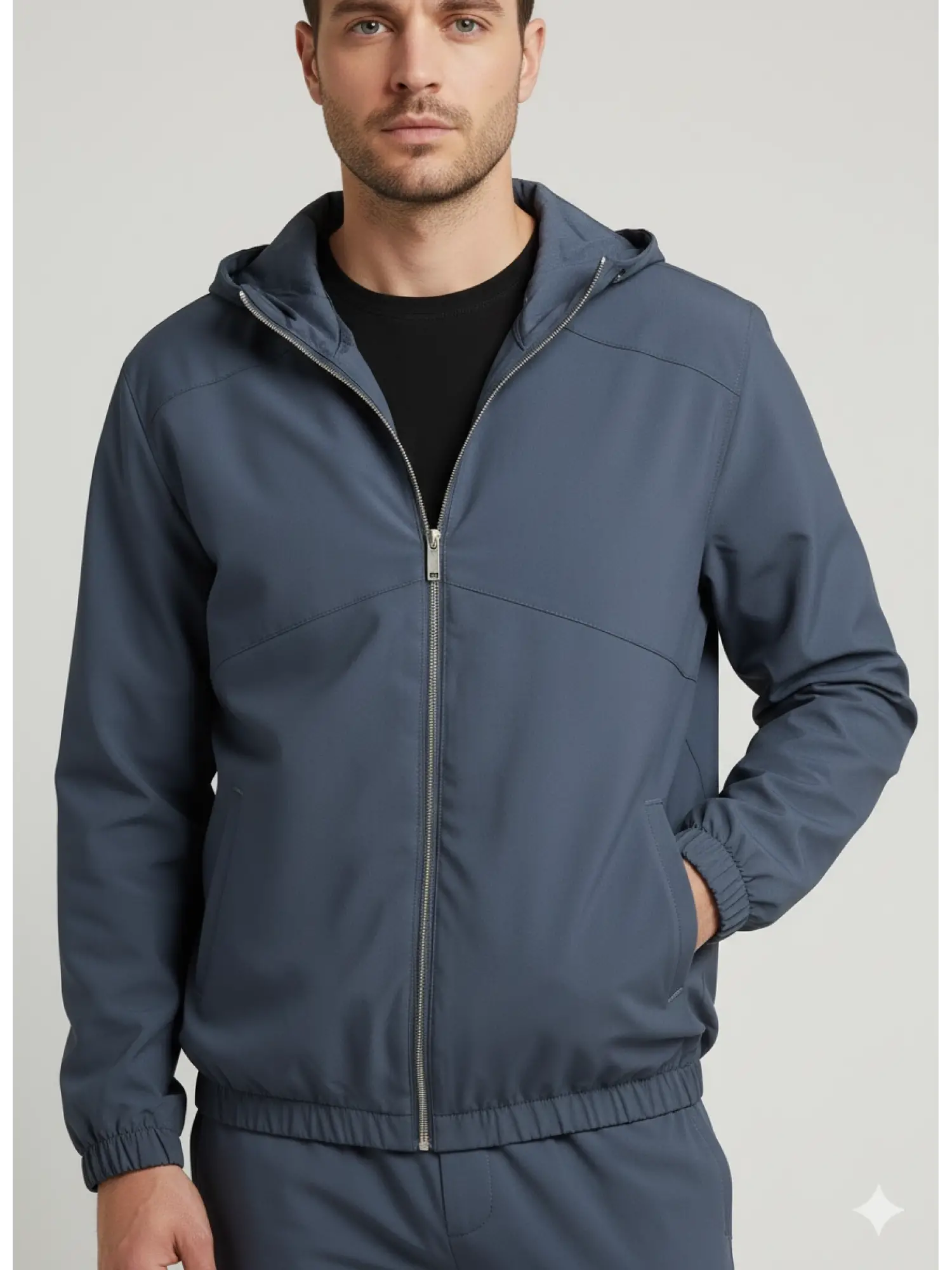 Garson Boy Petrol Kapşonlu Ceket